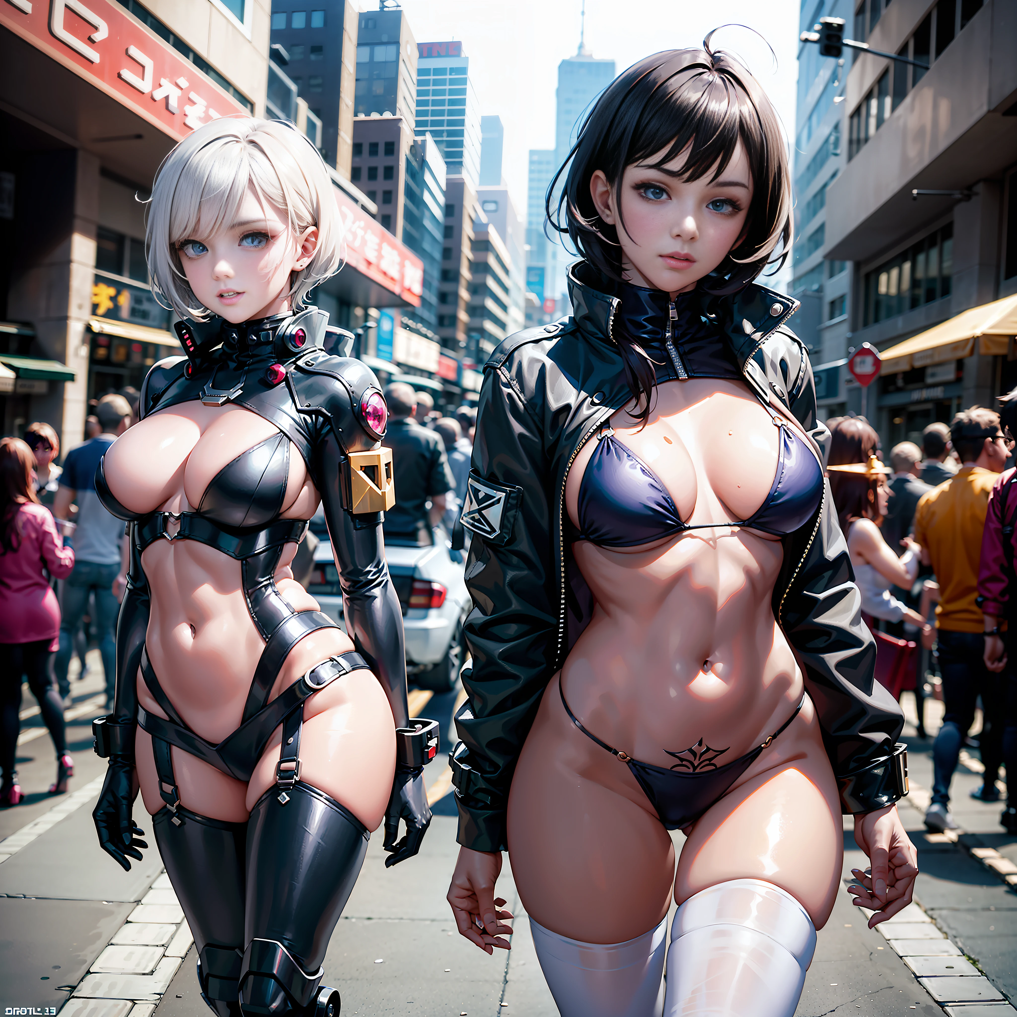 She is a mature female synthetic "full-body prosthesis" augmented-cybernetic human strange Urban:1.5 sundrop:1.5 chaos Scene Ghost_in_the_shell transparent "Motoko Kusanagi" contre-jours Truck Mecha robot "Heavy Metal" Devastating Will-o'-the-wisp:1.5 war cyberpunk battle African "luis Royo" jukebox Commander dazzling slow-motion walk Cosplay Goddess Major decorated "Scarlett Johansson" "Tina Turner" "Jack Kerouac" Pilots jacket cow-boy 38years emblème "On The Road" écusson key sunLight luminescence ultra:1.5 pro-Photorealistic:1.5 optimaux:1.5 qualities:1.5 details:1.5 precise:1.5 reflex:1.5 max resolution:1.5 perfection:1.5 graduates:1.5 nettetés:1.5 improved:1.5 Octane_rendues:1.5 UHD XT3 16K DSLR HDR UnrealEngine5 ombres profondeurs:1.5 analogiques:1.5 3DCG Symmetrical Body Athletes Tanned Skin Face sensuel Effects Cheekbones Glushing Embarrassed:1.5 eye-liner saphirs saturate:1.5 beaux:1.5 dark eyes black pupils brown iris lazulis turquoise mouth open teeth obvious smiles hairstyle short bangs:1.3 extatiques:1.5 Floating Jacket Fixed Eccentric Cape Levitating Shoulders-Off Shirt Lace Clavicles White Papillotes Hand_pouce_4doigt embroidered bikini:1.5 corsait navy thick leathers breasts varied pointed:1.37 satin felt skirts:1.5 matching bristles ample swinging spinels navel:1.3 revealing waist belt-chastity padlock Gold silver agate pubis scarlet pubis-hairy indigo underwear:1.5 Snap garters thighs legs volumetric:1.5 gothic stainless steel boots decorated onyx:1.5 fleuraison magic heart hearth rubis invoques:1.5 incandescentes CGSCOSITY toys Cristallines (EOS R6 135mm 1/1250s f/2.8 ISO400) Mécanisés adaptable Canon-ion flash blow glow mannequins dramatic opale Saber straight fully dressed armor heavy chrome metallic flat rune lava bands helmet-antenne Tourmaline glyphes plasma brasses cuivres fullbodye chef-d&#39 background:1.5 équirectangulaire 360 Earth outdoor:1.5 gravures tatouage (par Michelangelo) Bruce Weber girls raw varied:1.5 nsfw etc.