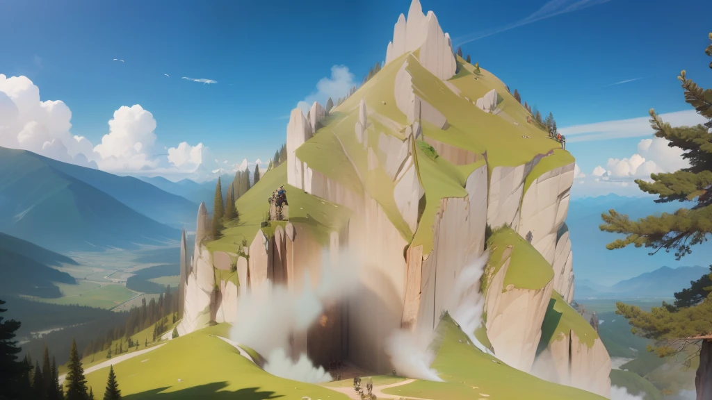 Make the mountain sharper
