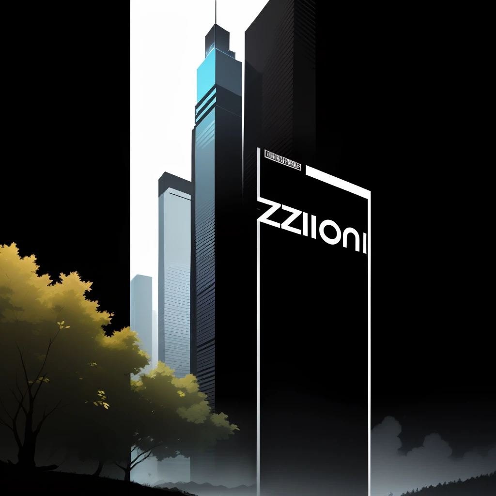 Criar um logotipo minimalista de uma marca de roupas intitulado como "ZION", em um conceito moderno e simples, utilize a tipografia do nome ZION
