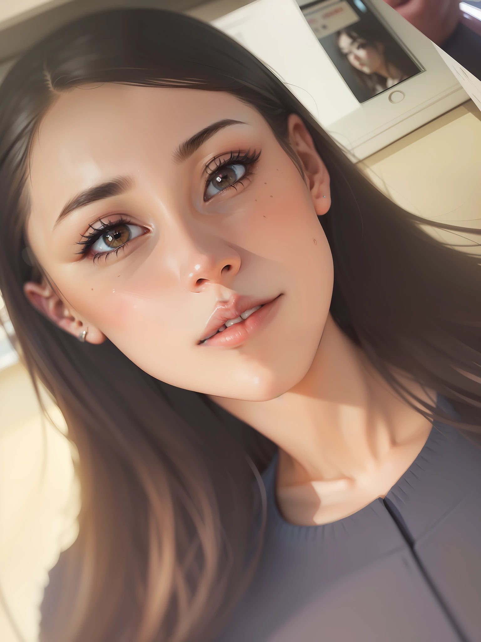 Best Quality, Masterpiece, 1 Girl, Beautiful Face, (Photorealistic Picture:1.3), Soft Lighting, (High Detail Skin:1.2), 8K UHD, DSLR, High Quality, High Resolution, 4K, 8K, Absurdity, Best Ratio Four Fingers and One Thumb, (Real:1.3), Pretty Japan Woman, Medium, Small Lips,Female Genitalia