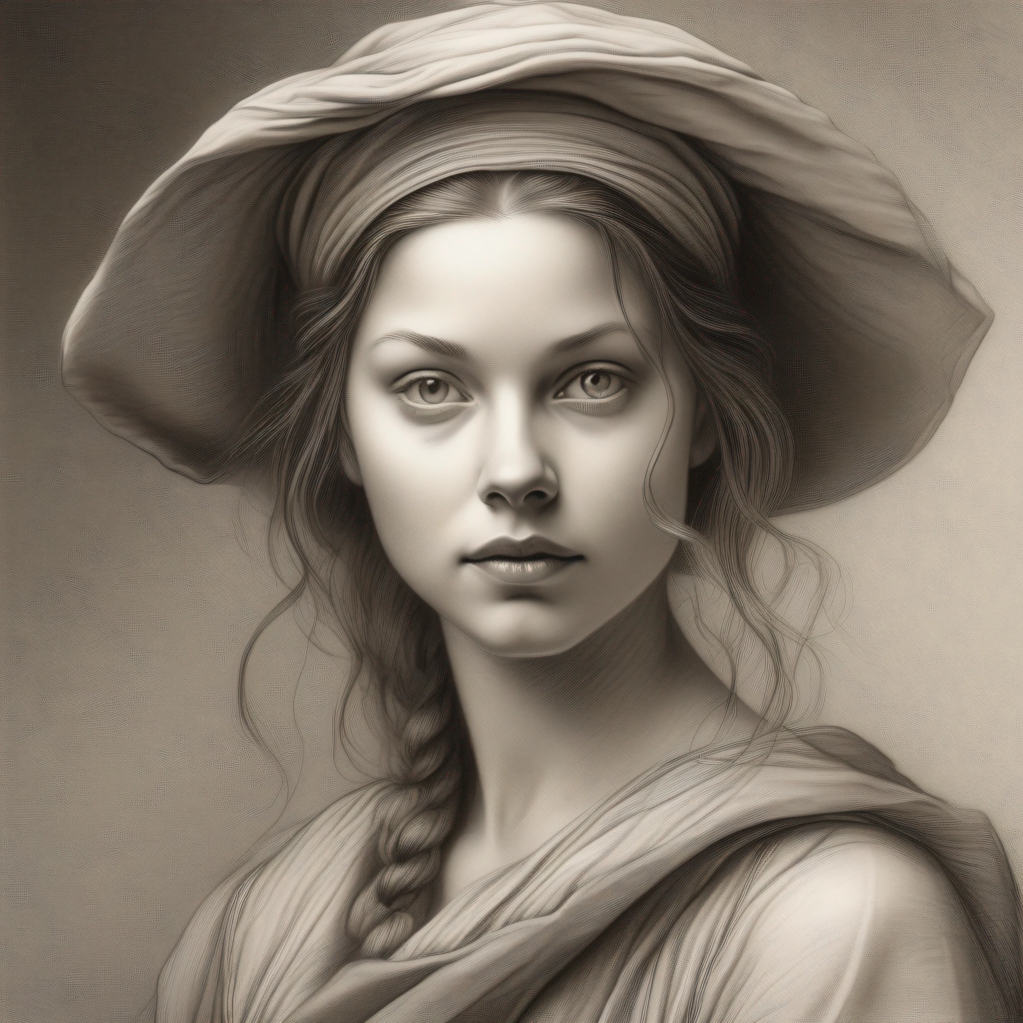 "(((Uma mulher com uma beleza sem igual de nacionalidade austríaca)))" 

- Type of Image: Pencil Drawing
- Subject Description: A captivating woman with an unmatched beauty, hailing from Austria, portrayed in a classic pencil drawing.
- Art Styles: Realistic pencil drawing, Classic portraiture
- Art Inspirations: Leonardo da Vinci's sketches, Rembrandt's portrait drawings
- Camera: None (imaginary)
- Shot: Close-up
- Render Related Information: Cross-hatched shading capturing intricate details of the woman's features, precise pencil strokes depicting the texture of her hair and skin, emphasis on chiaroscuro to create a sense of depth and drama.