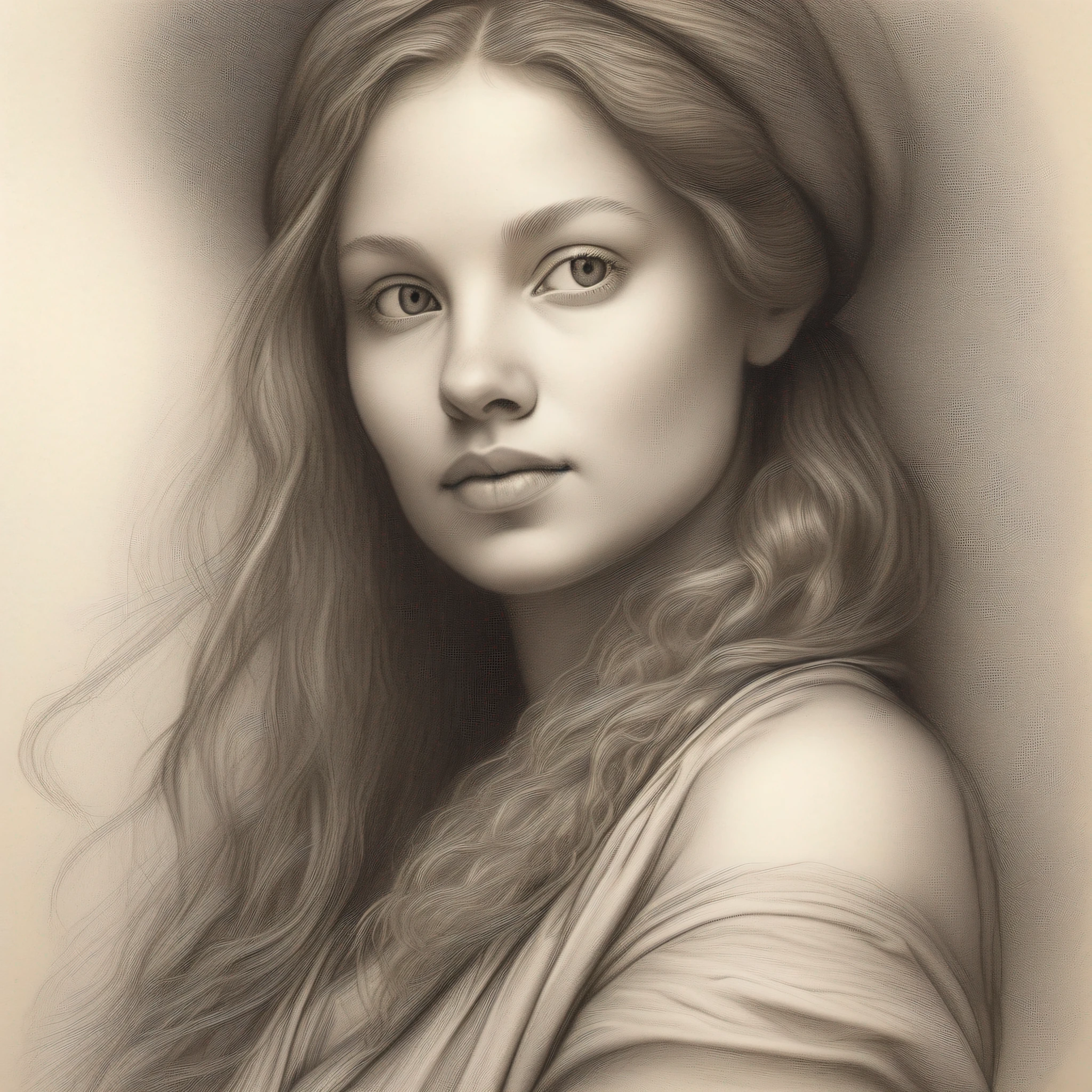 "(((Uma mulher com uma beleza sem igual de nacionalidade austríaca)))"
- Type of Image: Pencil Drawing
- Subject Description: A captivating woman with an unmatched beauty, hailing from Austria, portrayed in a classic pencil drawing.
- Art Styles: Realistic pencil drawing, Classic portraiture
- Art Inspirations: Leonardo da Vinci's sketches, Rembrandt's portrait drawings
- Camera: None (imaginary)
- Shot: Close-up
- Render Related Information: Cross-hatched shading capturing intricate details of the woman's features, precise pencil strokes depicting the texture of her hair and skin, emphasis on chiaroscuro to create a sense of depth and drama.