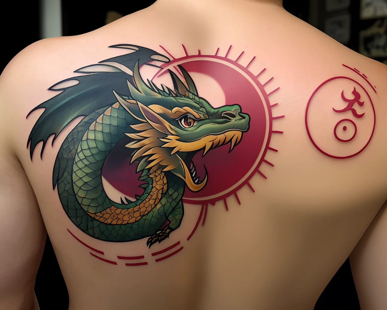 Dragon for tattoo only Dash