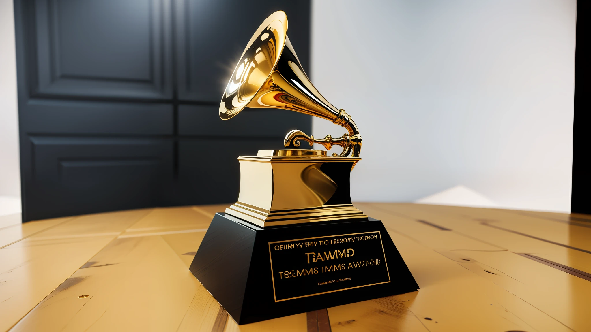 3d variations ,textura, ouro,of the GRAMMY AWARDS