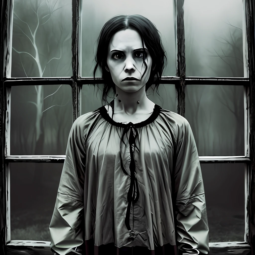 the watcher awaits, dark overtones,scary,foreboding,sinister,the nightmare begins,subdued colours