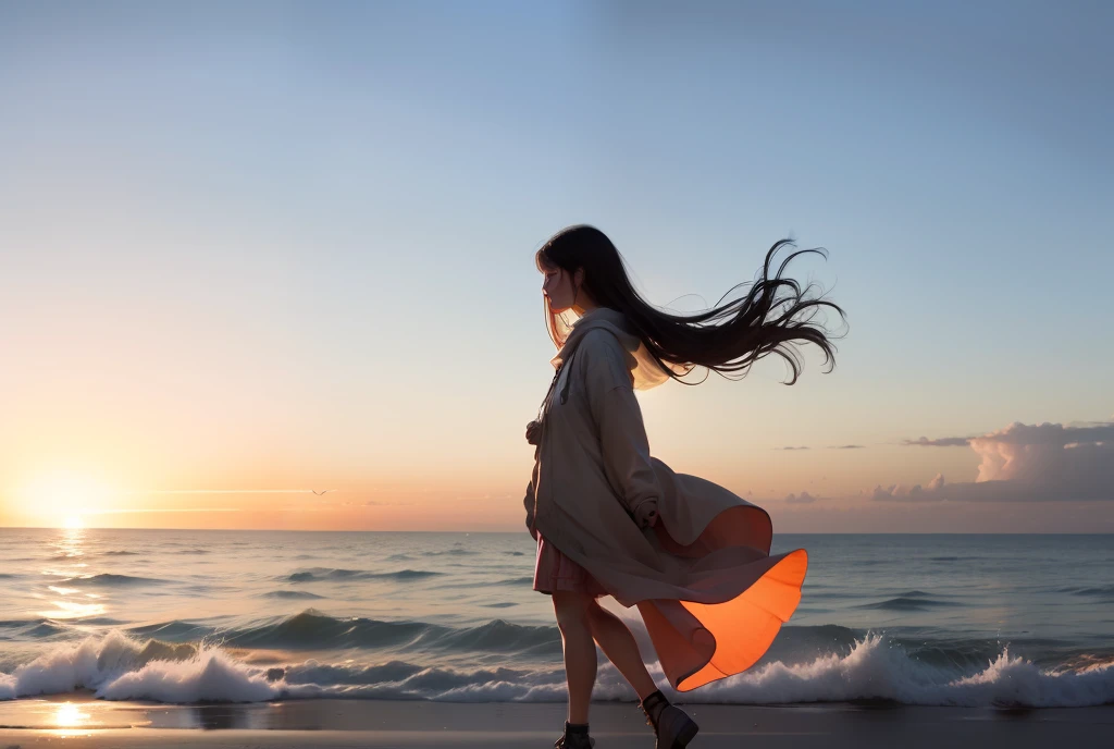 morning ,The sea --auto