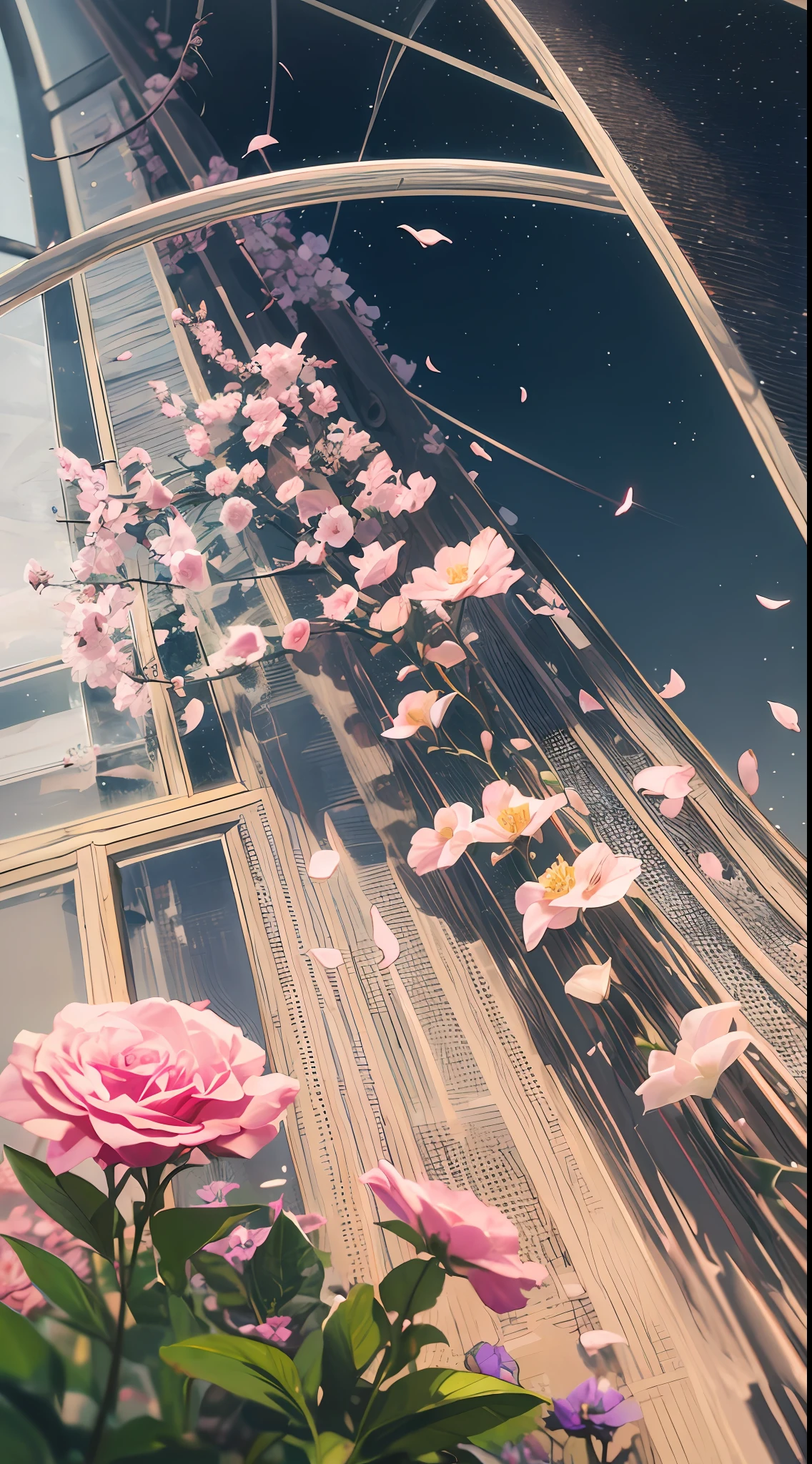 High quality, high detail, 8K, aesthetics, flower language, beautiful poetry, art station rendering, ultra-wide lens, high definition