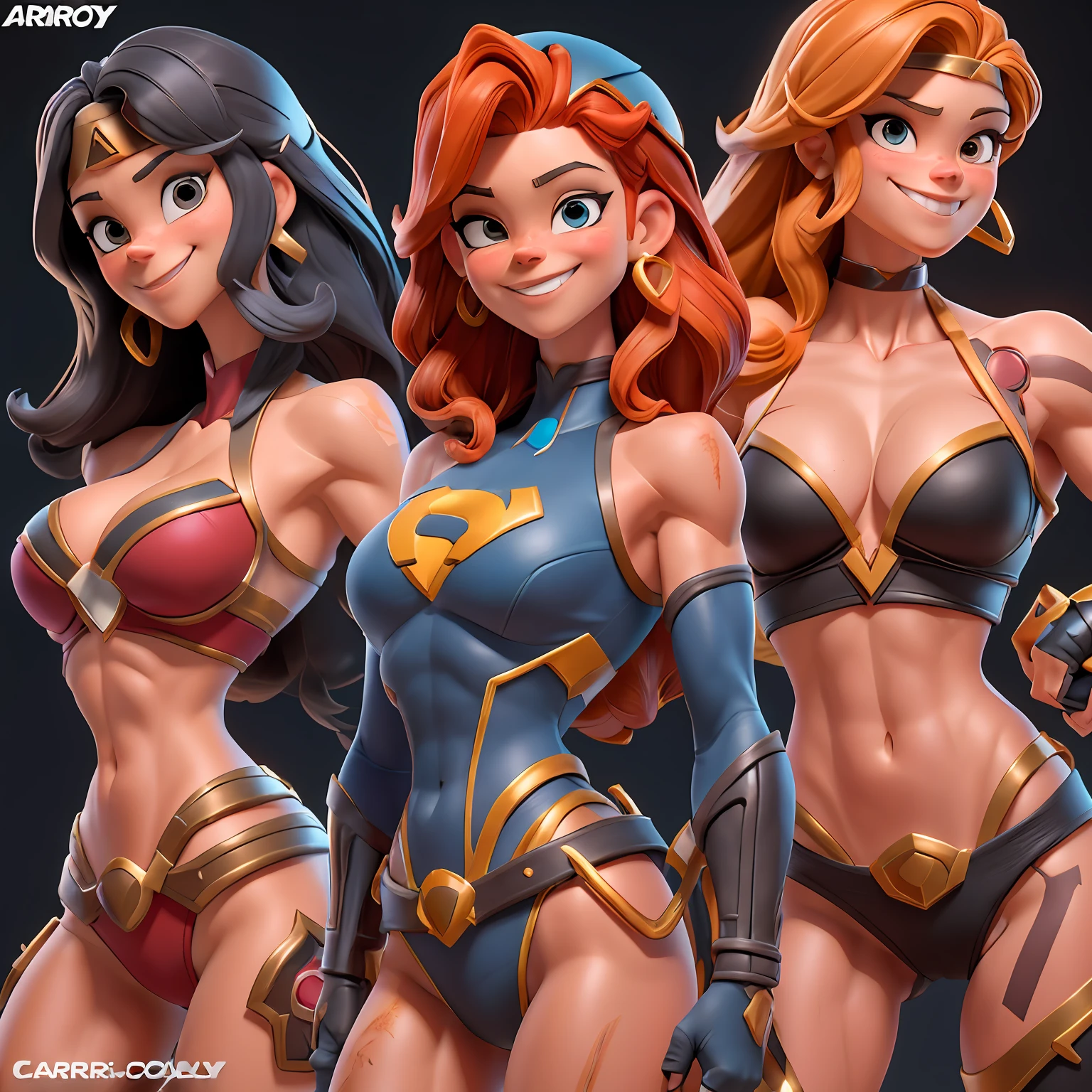 Superhero ("Lauren Holly") com cabelos negros, Sobrancelhas Grossas, bochechas coradas, Anatomia correta, pernas torneadas perfeitas, corpo magro, small smile, flat chest