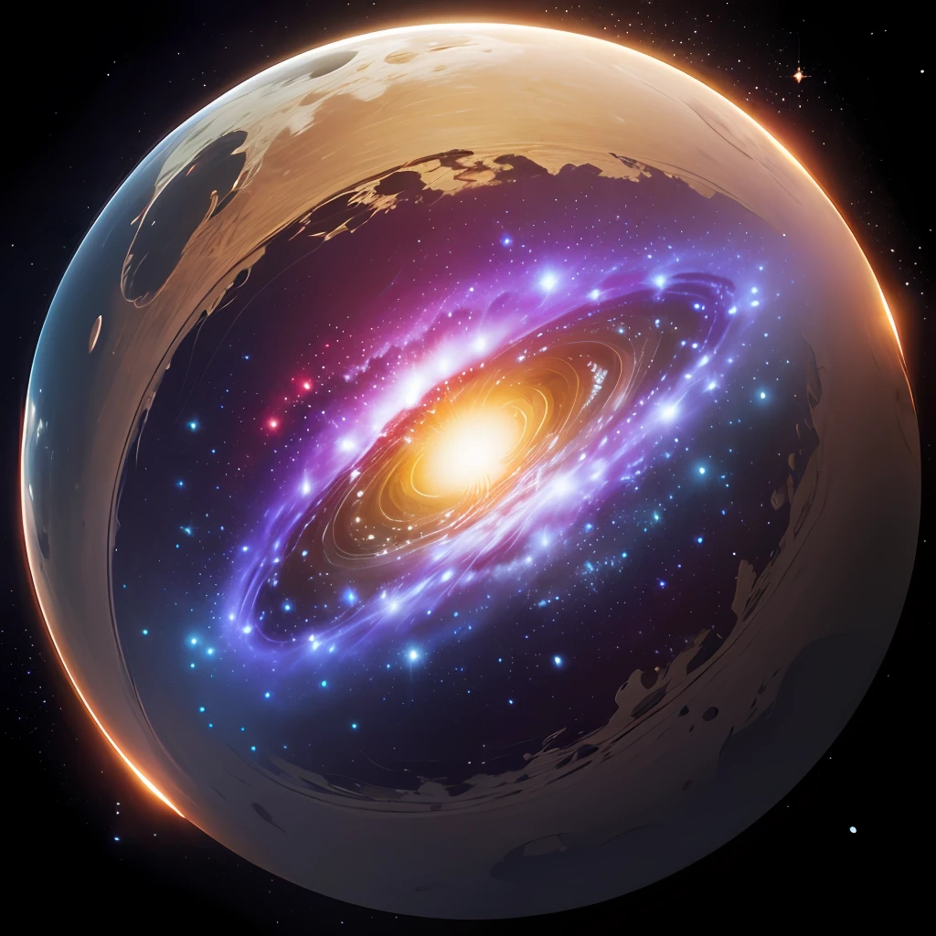 galaxy, Planetas, roxo, alta qualidade, obra-prima, esmagadoramente pixel --auto