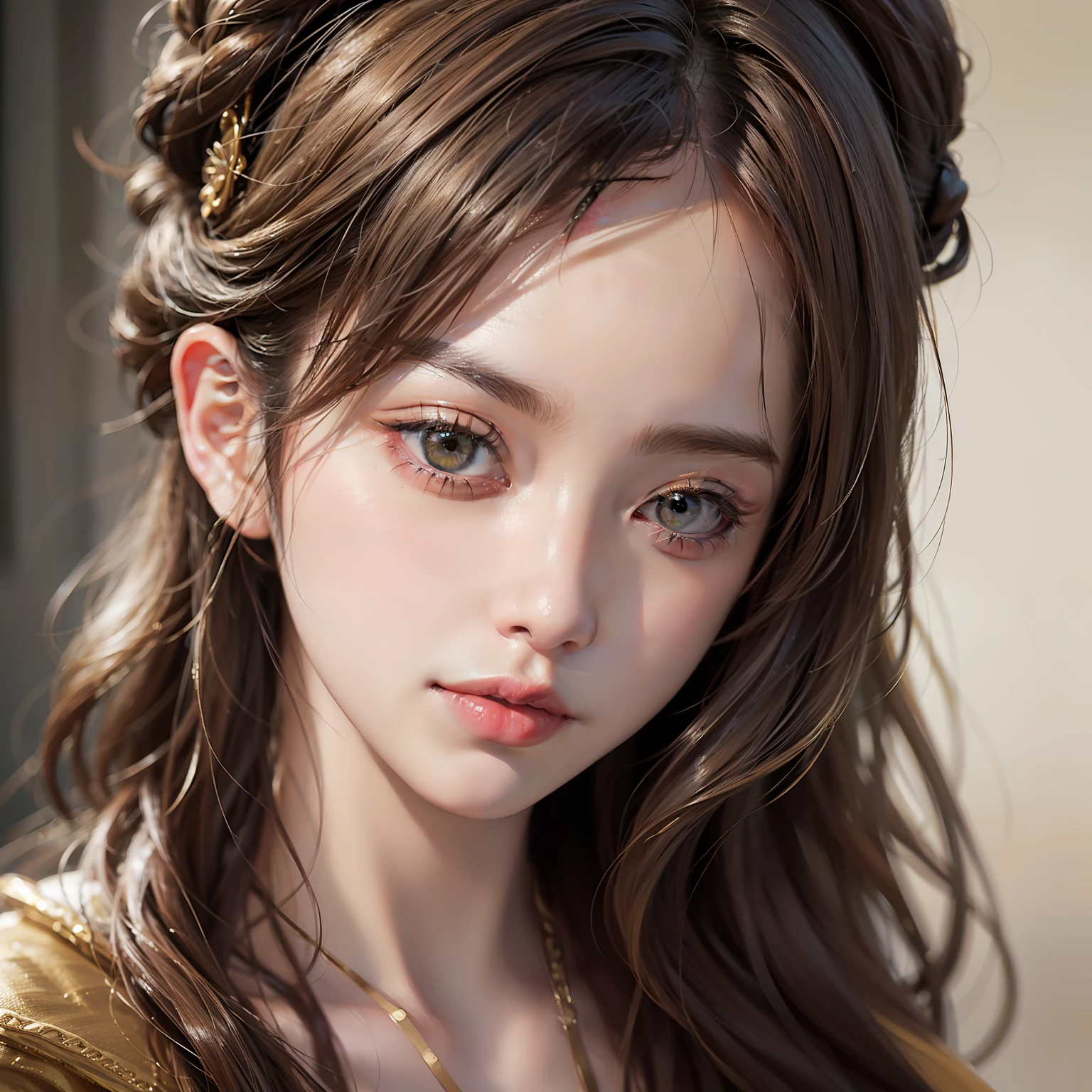 (Master peace:1.3)、(8k、pfotorealistic、RAW Photography、maximum quality: 1.4)、(1girl)、Beautiful Faces、(realistic faces)、realistic eye、Beautiful details、（lifelike skin）、Beautiful skin、（sweater）、absurdres、irresistible、ultra high-resolution、ultra-Realstic、High precision、the golden ratio、Japan persons