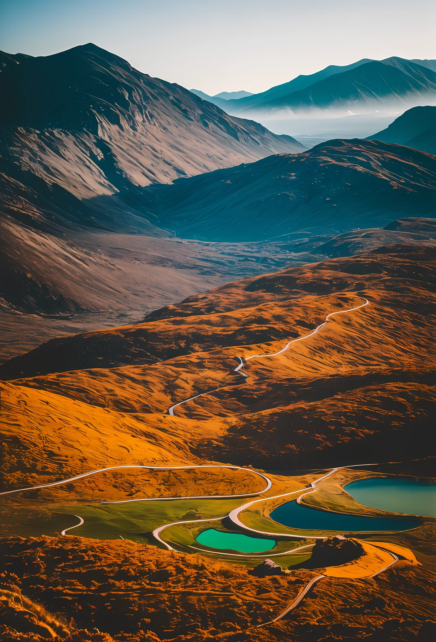 RAW photo of a landscape, small details, photorealistic, ultra-realistic photo, 8k uhd, dslr, soft lighting, high quality, film grain, Fujifilm XT3, (masterpiece)