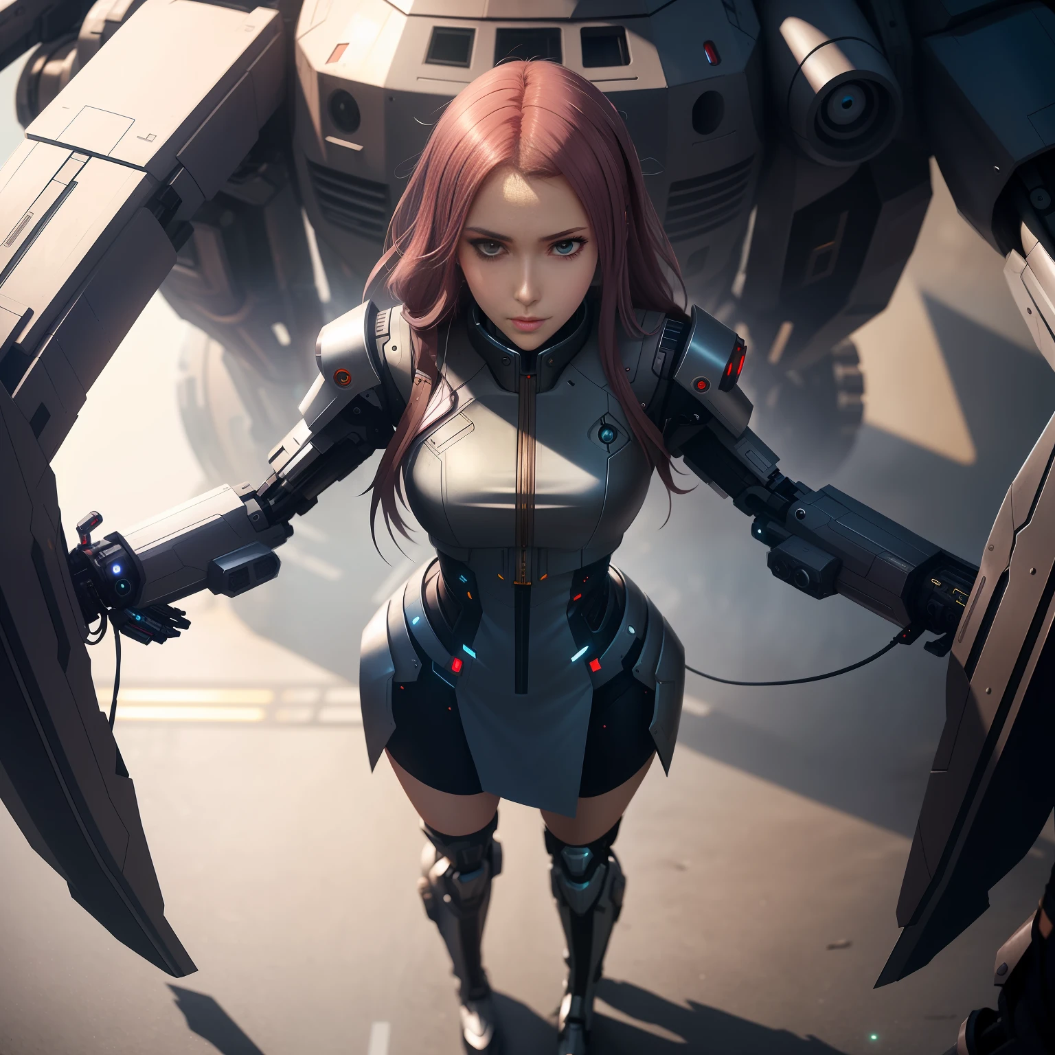 there is a woman in a futuristic suit holding a weapon, girl in mecha cyber armor, female cyberpunk anime girl, wojtek fus, cyberpunk anime girl mech, wearing techwear and armor, cute cyborg girl, cyberpunk angry gorgeous goddess, perfect anime cyborg woman, cyberpunk anime girl, beutiful girl cyborg, cyborg girl, perfect cyborg female