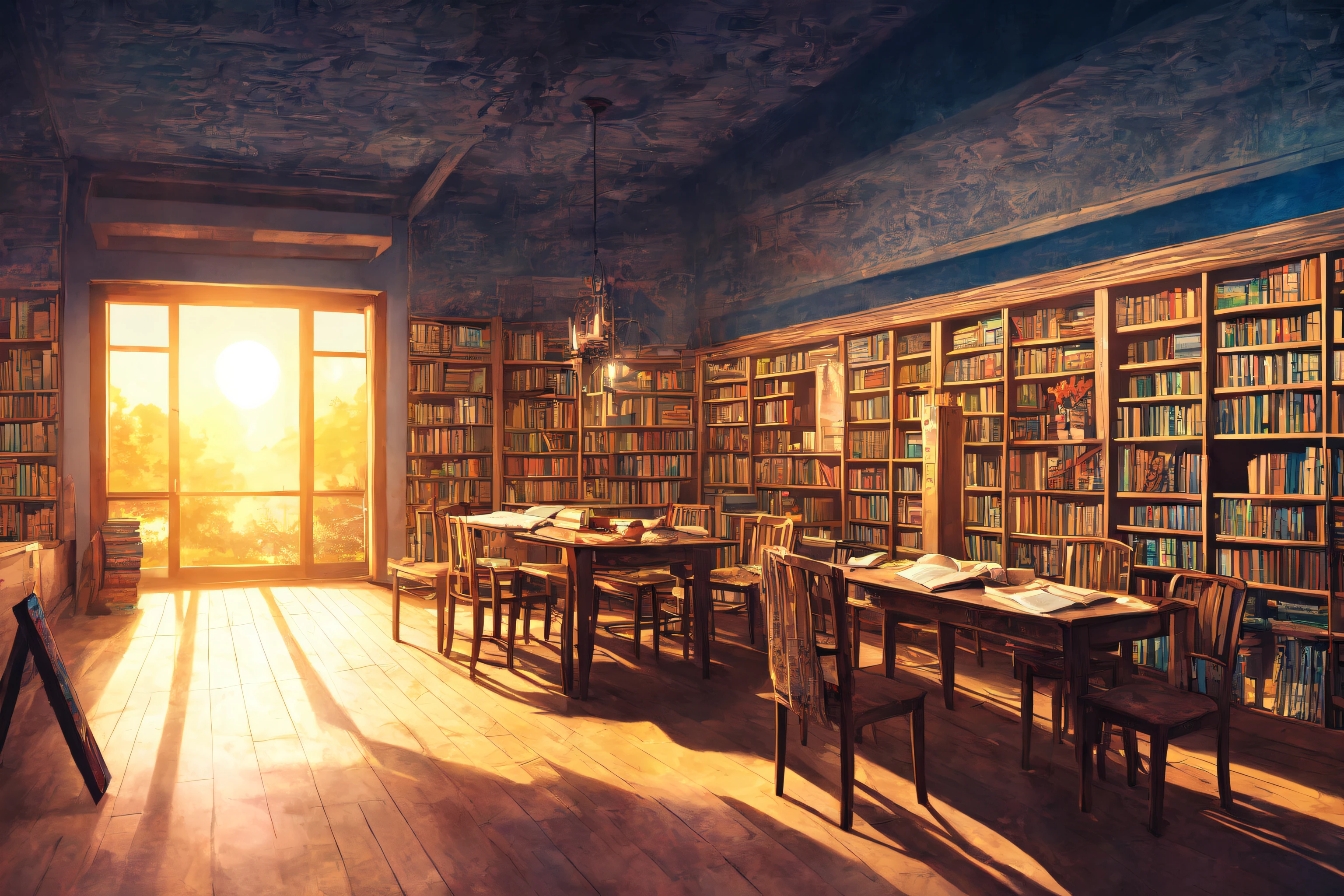 (masterpiece), (best illustration), anime background, indoor library, ring lighting , rim lighting, cinematic, paper falling, (extremely detailed CG unity 8k wallpaper),(masterpiece), (best quality), (ultra-detailed), (best illustration),(best shadow),perfect lighting , perfect anatomy , vivid colors, BgAniDusk