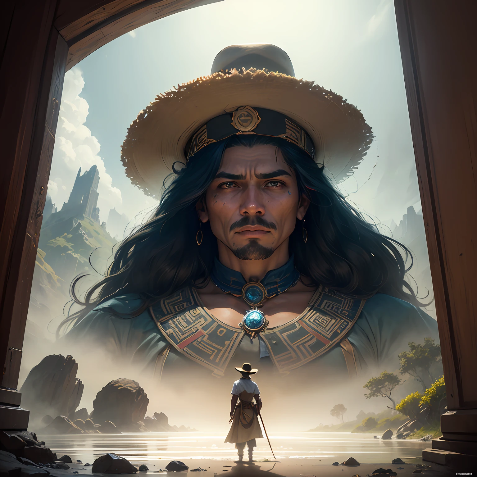 "((obras maestras)), calidad excepcional, sombrero de color crema impresionante, Detailed design, Dynamic focus, estilo pintoresco, ambiente soleado."