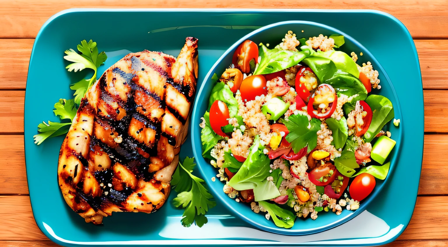 Grilled Chicken with Quinoa SaladIngredients