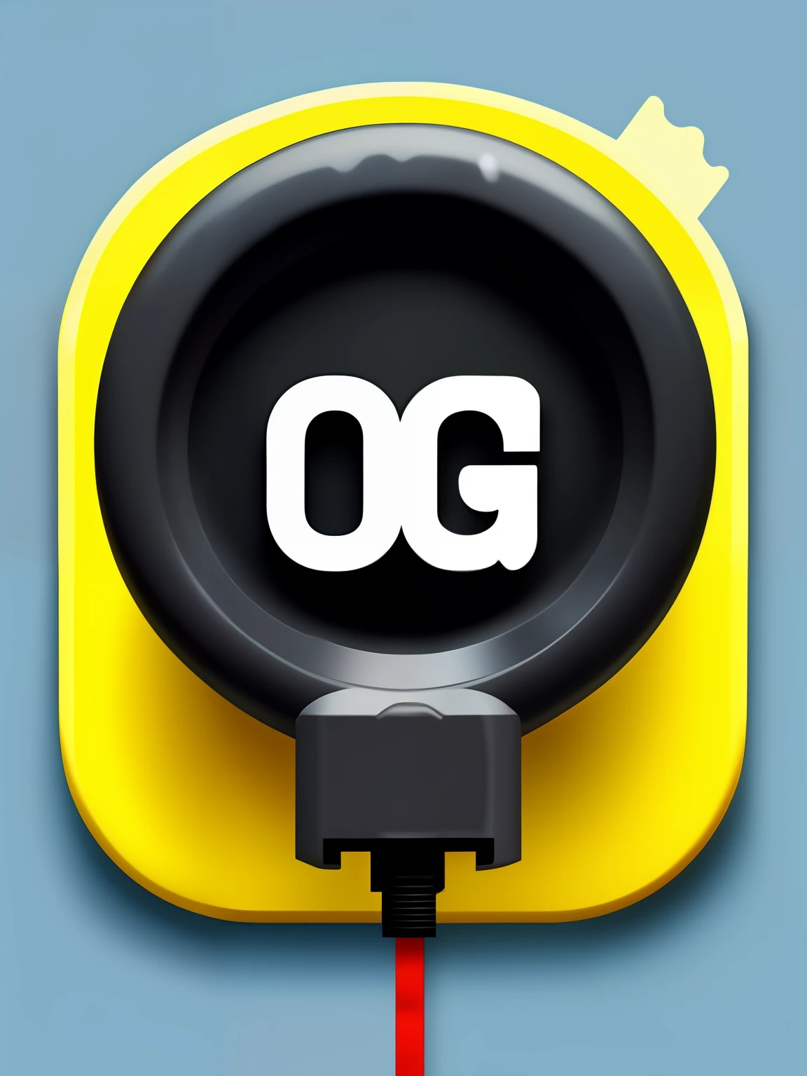 create funny profile picture using the letters: OG with joystick