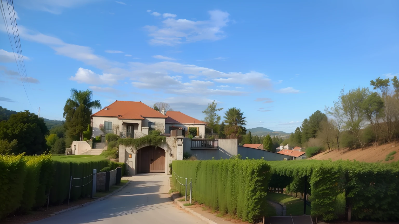 Turn the surroundings into an entrance to a winery --auto