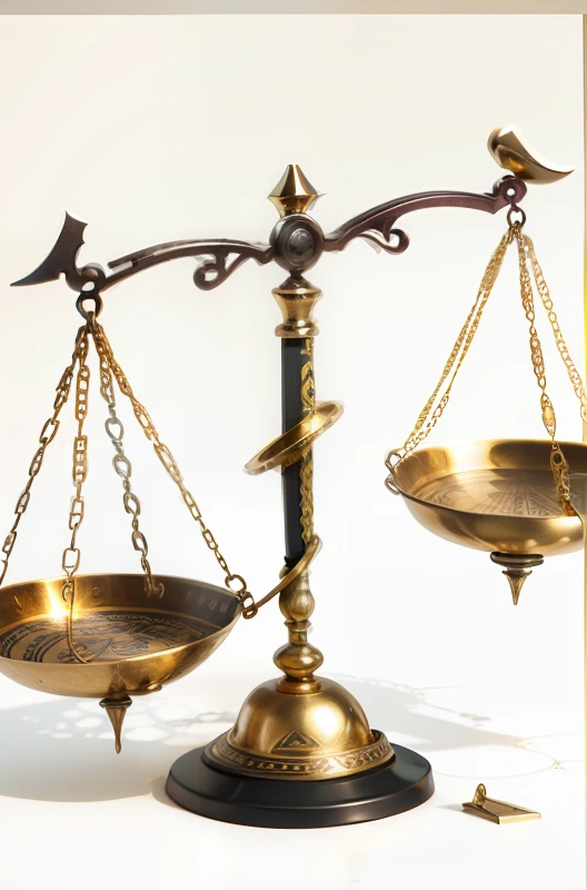 metal scales, balance, balance and proportional, Gold texture,Intricate pattern --auto