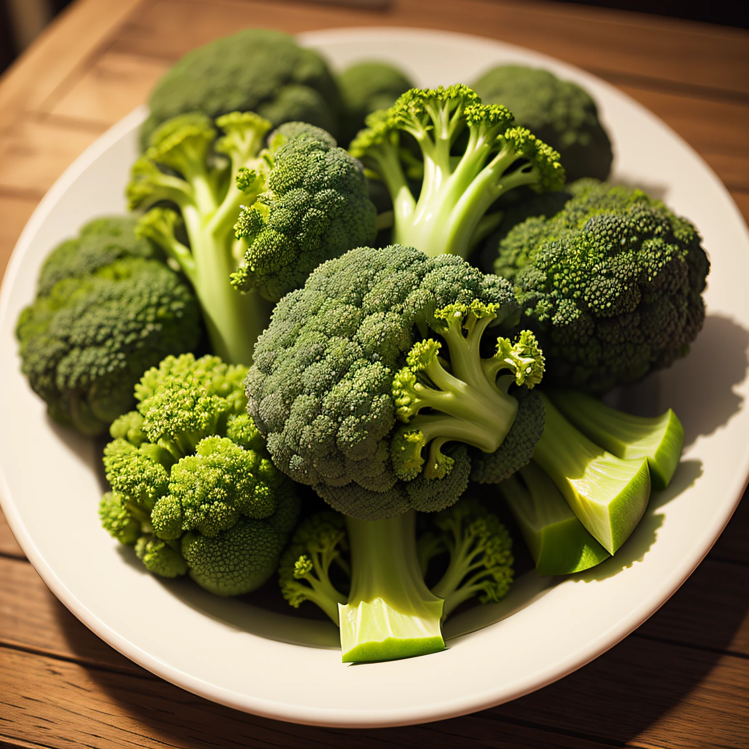 Fresh, broccoli