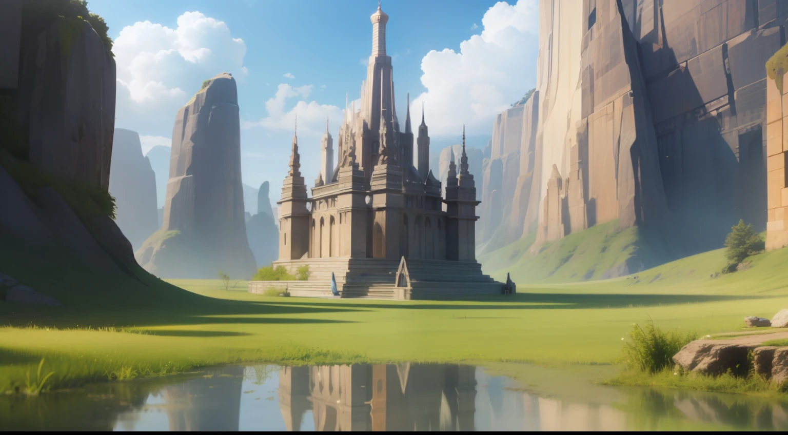 (masterpiece),
prairie,
rock shrine,
transparent animals,
intriguing,
natural disaster,
3DCG,