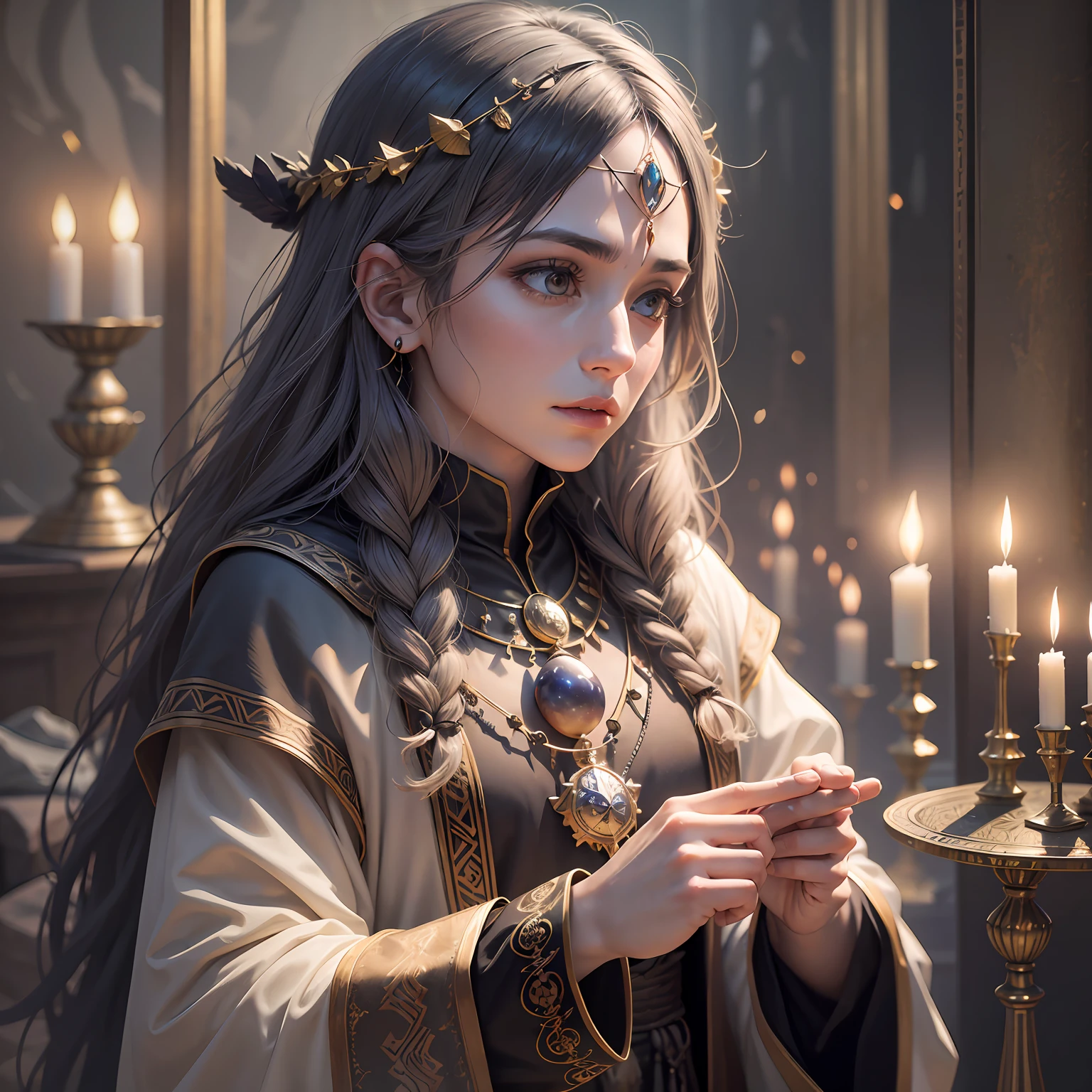1girl, solo, official art, unity 8k wallpaper, ultra detailed, beautiful and aesthetic, masterpiece, best quality, photorealistic, glowworm, in the wood of (firefly:1.3), bonfire, dark theme --auto