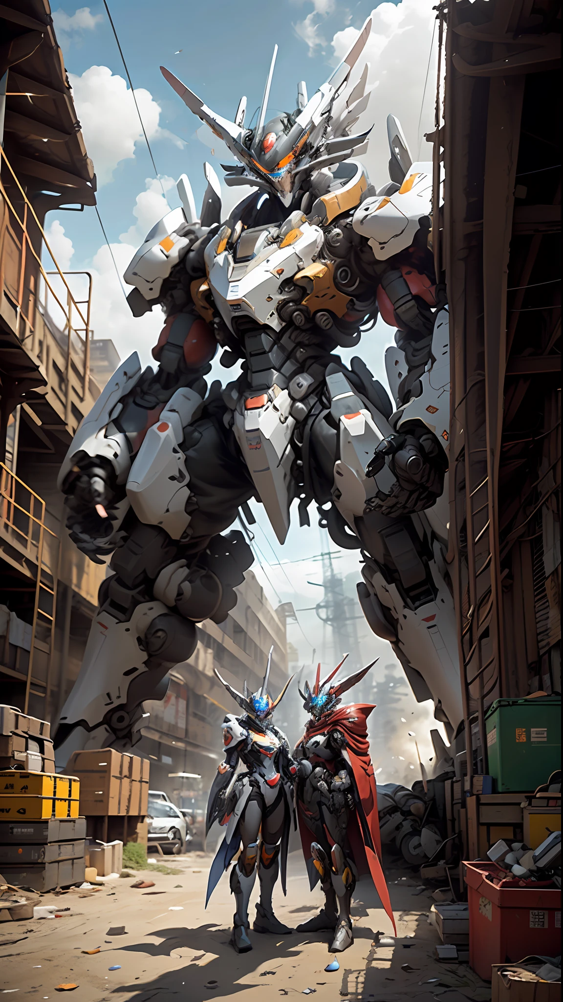 This is a high-tech mech warrior,Constructed of advanced alloy materials and electronic equipment,With great combat effectiveness and flexible mobility。The appearance design of the mecha warrior is extremely advanced,With a streamlined look and stunning details,Its height is about three meters,The weight is about two tons。
The head of the mech warrior is equipped with advanced sensors and cameras,Information about the surrounding environment can be captured,and accurate positioning and identification。Mech warriors are also equipped with advanced computer systems,Massive amounts of data can be processed in real time,And make decisions quickly,Make it more adaptable and react in battle。
The mech warrior's arms and legs are equipped with powerful motors and hydraulic systems,Precise motion control and fast movement are easy to perform。The armament of mecha warriors is also a major feature of its strength。Its arms are equipped with advanced energy weapons and melee weapons,Efficient attack and defense can be carried out in battle。Besides,The chest of the mech warrior can also be opened,Show more weaponry,Such as missiles and machine guns,It is possible to carry out all-round attacks on the enemy。
Mech warriors are also equipped with advanced protection systems,Protects against most attacks,Make it safer in battle。It is also equipped with an advanced medical system inside,Mech warriors can be quickly repaired and recovered when injured。Besides,Mech warriors also have advanced communication systems,Real-time communication and coordination with the command center and other mech warriors is possible。
generally,Mecha Warrior is an advanced high-tech weapon,With great combat effectiveness and flexible mobility,Can perform tasks in a variety of extreme environments,And deliver an efficient blow to the enemy。Enquanto isso,Mecha Warrior is also a highly intelligent system,Possess the ability to make decisions and react autonomously,It is possible to better adapt to the envir