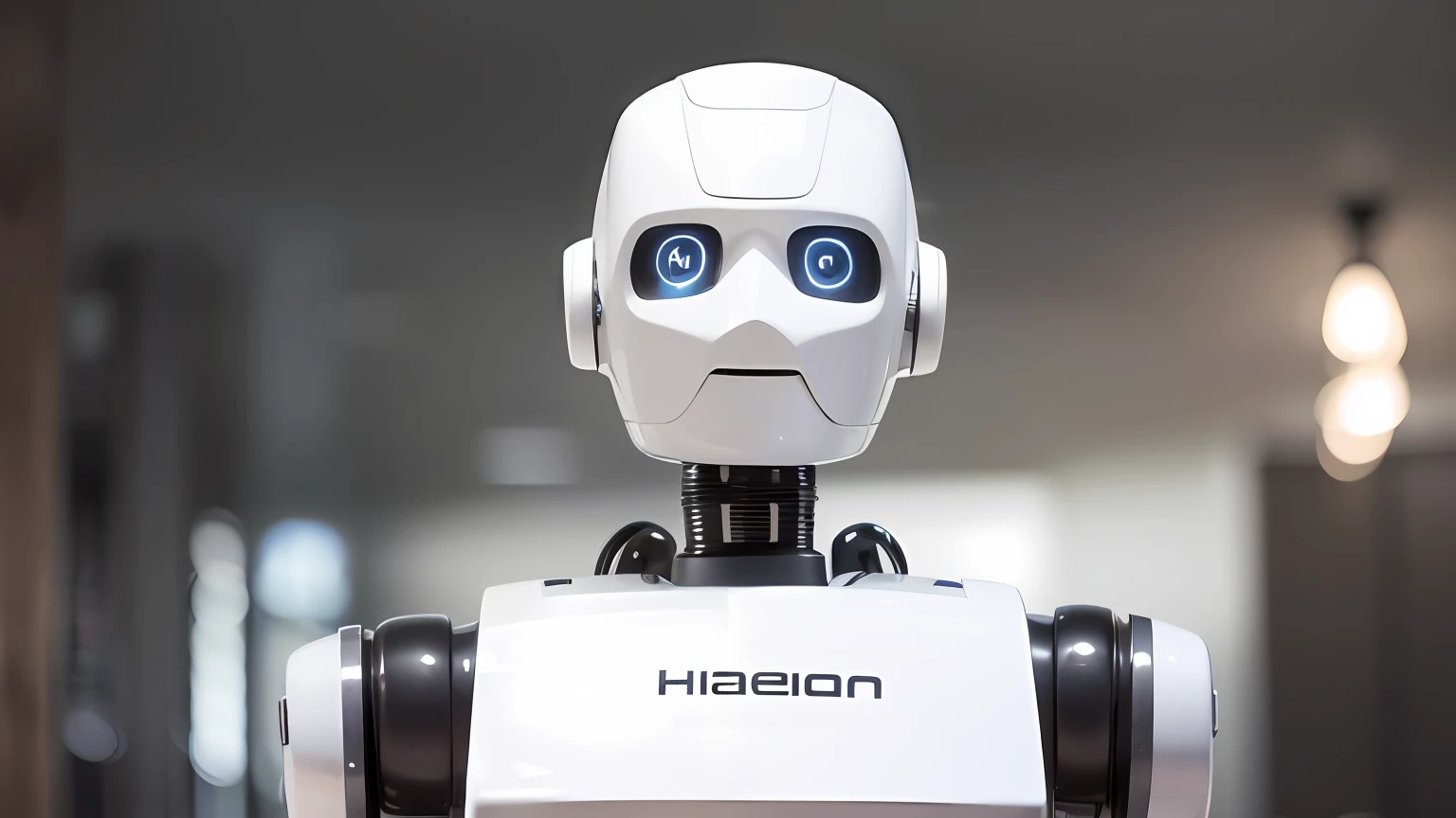 A standing robot,front facing view,The head adds detail,hale and hearty,well detailed,There are levels,Realistic style