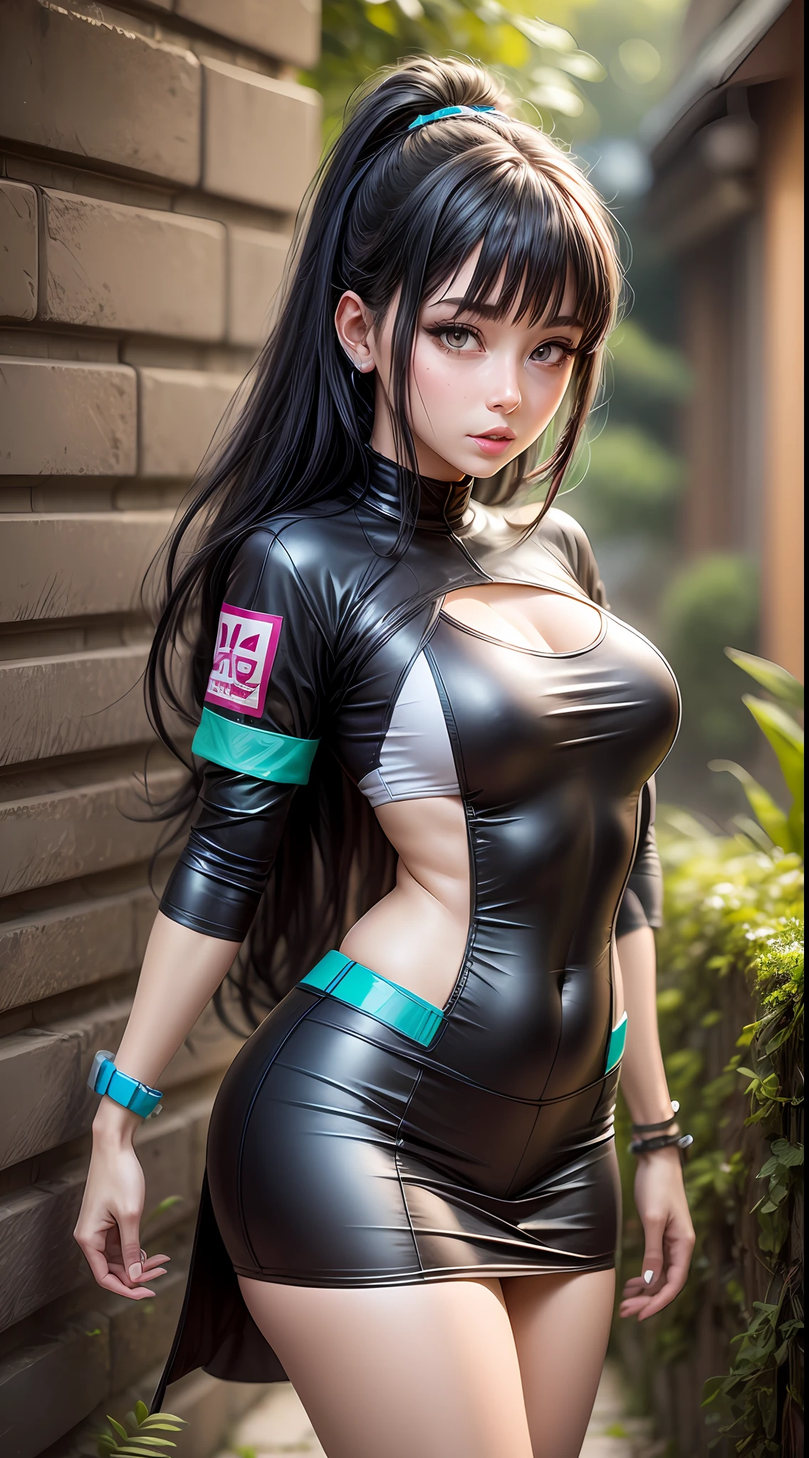 Hinata hyuga vestida de medica gostosa