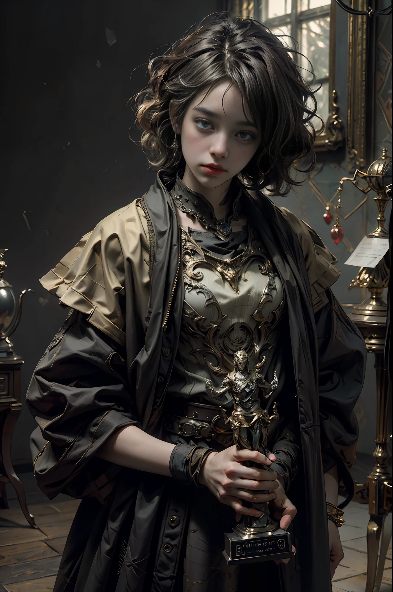 ((masterpiece)), ((best quality)), (ultra-detailed),((extremely detailed body)), ((extremely detailed CG 8k wallpaper)), absurdres, HDR, Stipple in Bernie Wrightson style of Robot (Arcanist:1.3) of Poison, Magical Academy, Cinematic, Misty, award-winning, Complimentary-Colors