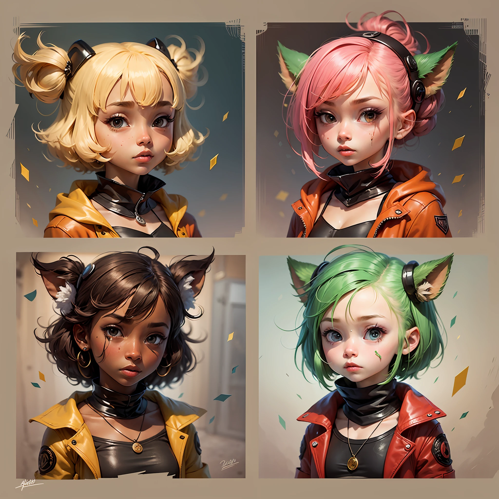 Create some new characters, based on cartoons --auto --s2