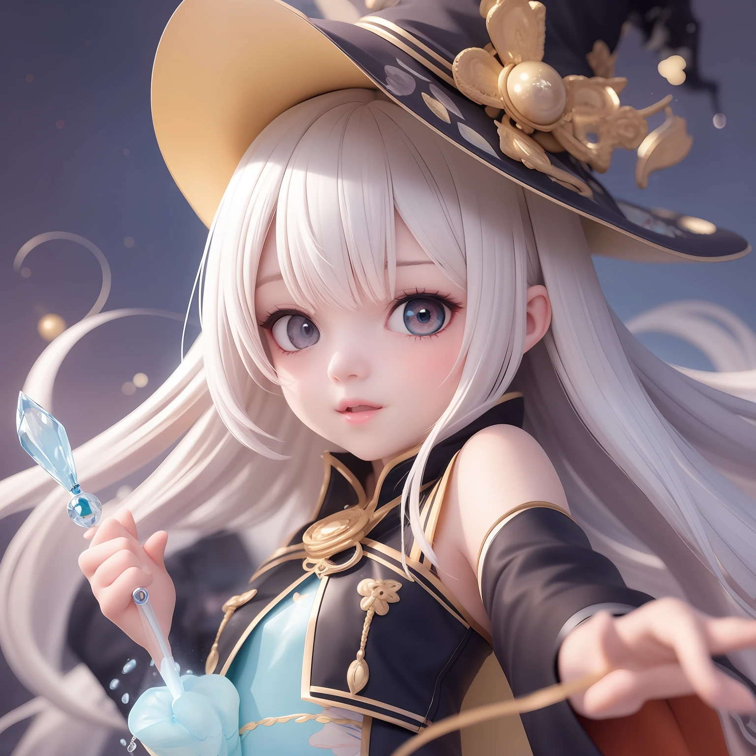 ((9year old girl:1.5)), complete anatomy, children's body, child, super cute, girl, little girl, random poses,random angles,A composition that captures the whole body,



magic wand, zero sauce art, loli, detailed fan art, witch girl, splash art anime loli, bright witch, official artwork, [[[grin]]]], witch hatcommission, Cheerful,official fan art, cute art style, zero sauce, little curve loli,  best quality, extreme light and shadow, loli, bright colors, high contrast, strong visual impact,night, night view,bouncing hair,Put magic power into the magic wand,

 beautiful girl, 1 girl, loli, petite girl, top quality, masterpiece, high eyes,drooping eyes,(realism: 1.2)), petite, bangs, tall eyes, natural light,(aquamarine eyes),bangs, beautiful girl with fine details, Beautiful and delicate eyes, Beautiful girl, detailed face, Beautiful eyes, beautiful shining body, 8K images,