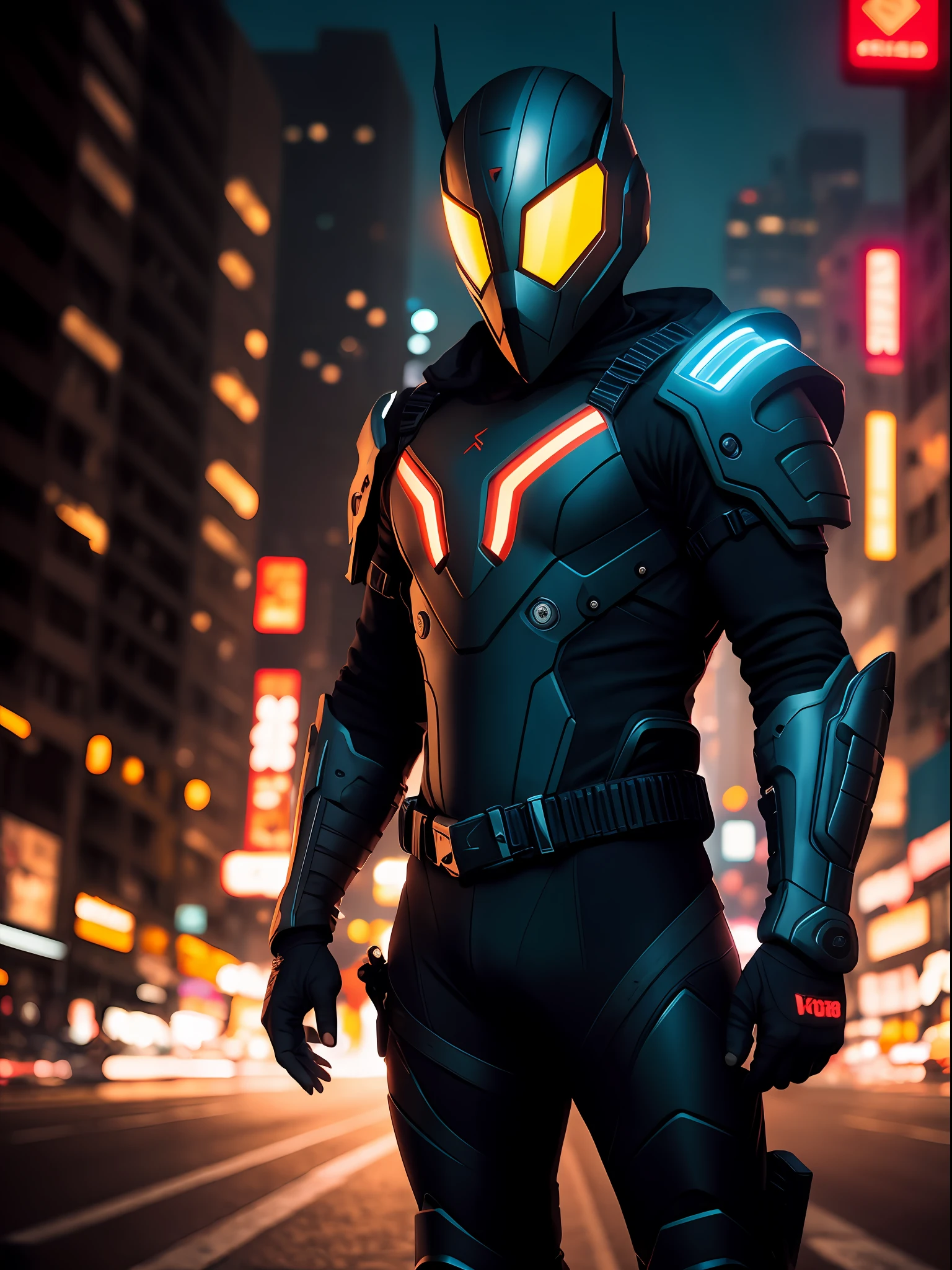 obra-prima, um urso com uma armadura futurista com neon, noite, aesthetic cyberpunk, action movie shot by Kon Satoshi, Very detailed lighting, Dramatic, trending digital art in Artstation 8k HD realistic detailed high definition, detalhado, textura da pele, hiper detalhado, textura de pele realista, armadura, melhor qualidade, Ultra alto nada, (fotorrealista: 1.4), Highresolution, detalhado, foto crua, sharp re, por Lee Jeffries Nikon D850 Film Fotografia de Stock 4 Kodak Portra 400 Camera F1.6 lens rich colors hyper realistic texture dramatic lighting unrealengine trend in artstation cinestill 800