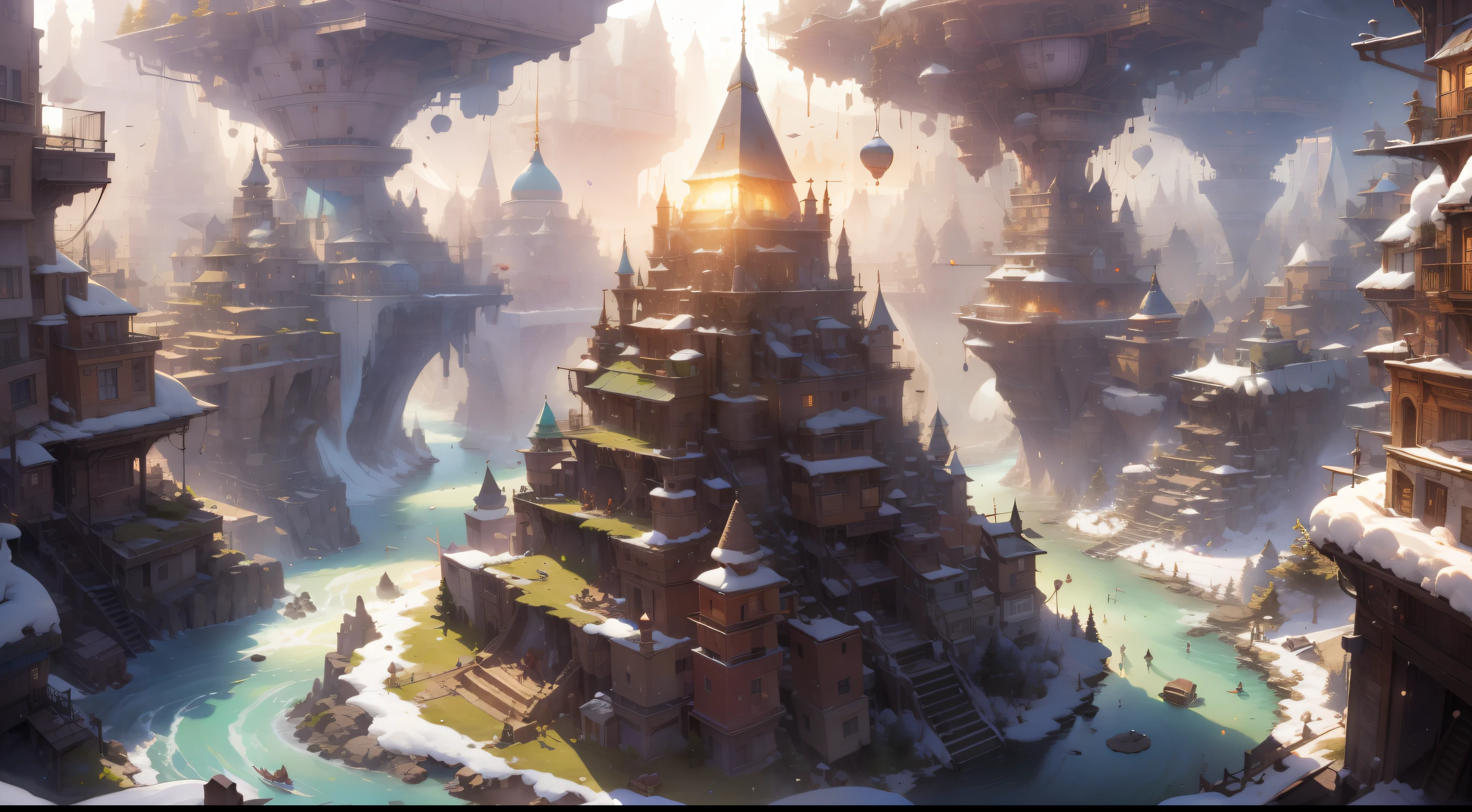 {{{masterpiece}}}, {{{high-quality}}}, {{{8K wallpaper}}}, {{{Aerial view of a big city reminiscent of ancient egypt in the snow}}}, {{{giant mechanical pyramid}}}, {{{golden energy ball over the pyramid}}, {{{star reactor}}},{{{ancient egypt}}}, {{{pyramids}}}, {{{many pyramids}}}, {{{pyramids in the sky}}}, {{{pyramids in the background}}}, {{{snow}}}, {{{snow everywhere}}},{{{lots of snow}}}, {{{pillars}}}, {{{frozen rivers}}}, {{{captivating descent}}}, {{{camera view from above}}}, {{{breathtaking scenery}}}, {{{vivid landscapes}}}, {{{mesmerizing views}}}, {{{captivating beauty}}}, {{{enchanting panorama}}}, {{{startling colors }}}, {{{transcendent experience}}}, {{{unreal journey}}}, {{{surreal surroundings}}}, {{{captivating landscapes}}}, {{{mind-blowing views}}} , {{{stunning imagery}}}, {{{dreamlike perspective}}}, {{{captivating enchantment}}}, {{{spectacular freefall}}}, Fantasy art Style, Best Quality, Ultra Detailed, landscape, {{{Snowy forest}}}, breathtaking, (best quality), (high resolution), (sharp focus), (ultra detailed) , (extremely detailed), (extremely high quality artwork), 8k_wallpaper, (extremely detailed CG 8k),(very fine 8K CG), ((hyper super ultra detailed perfect piece)), flawless, (((masterpiece))), illustration, (dynamic lighting), dynamic light, sunshine, sun rays, god rays, cinematic light, (cinematic shadow), (textile shading) , (cinematic shadow), vivid colors,,StackedCityAI,