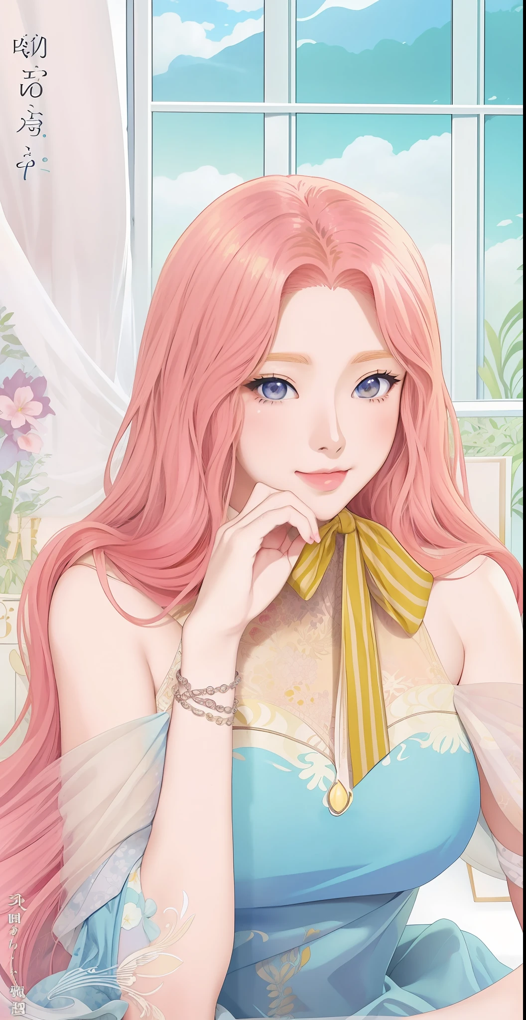 Capa de livro de anime, Anime Art Nouveau Coreano, arte da capa da light novel, epic light novel cover art, Manhwa, romance ilustrado, epic light novel art cover, Capa de light novel japonesa, Deusa do Tempo, anime de fantasia bonito, Manga cover art, Nova camada, manga cover style