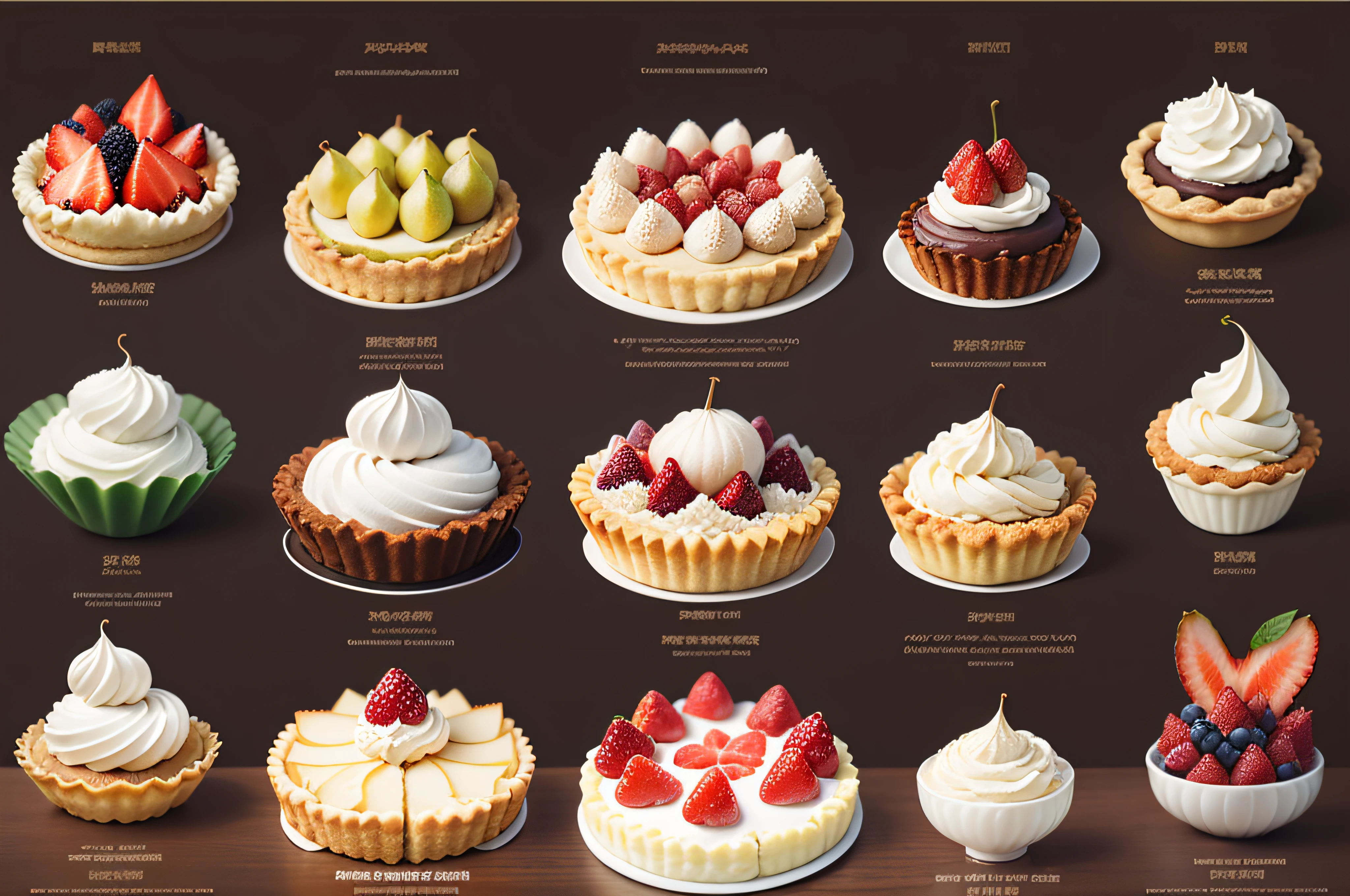kek, Fresh cream Tartle with plenty of fruit Fruit tart yummy ornate cut 1 cut Pear Pears 1Please cut it into cuts.。 --auto