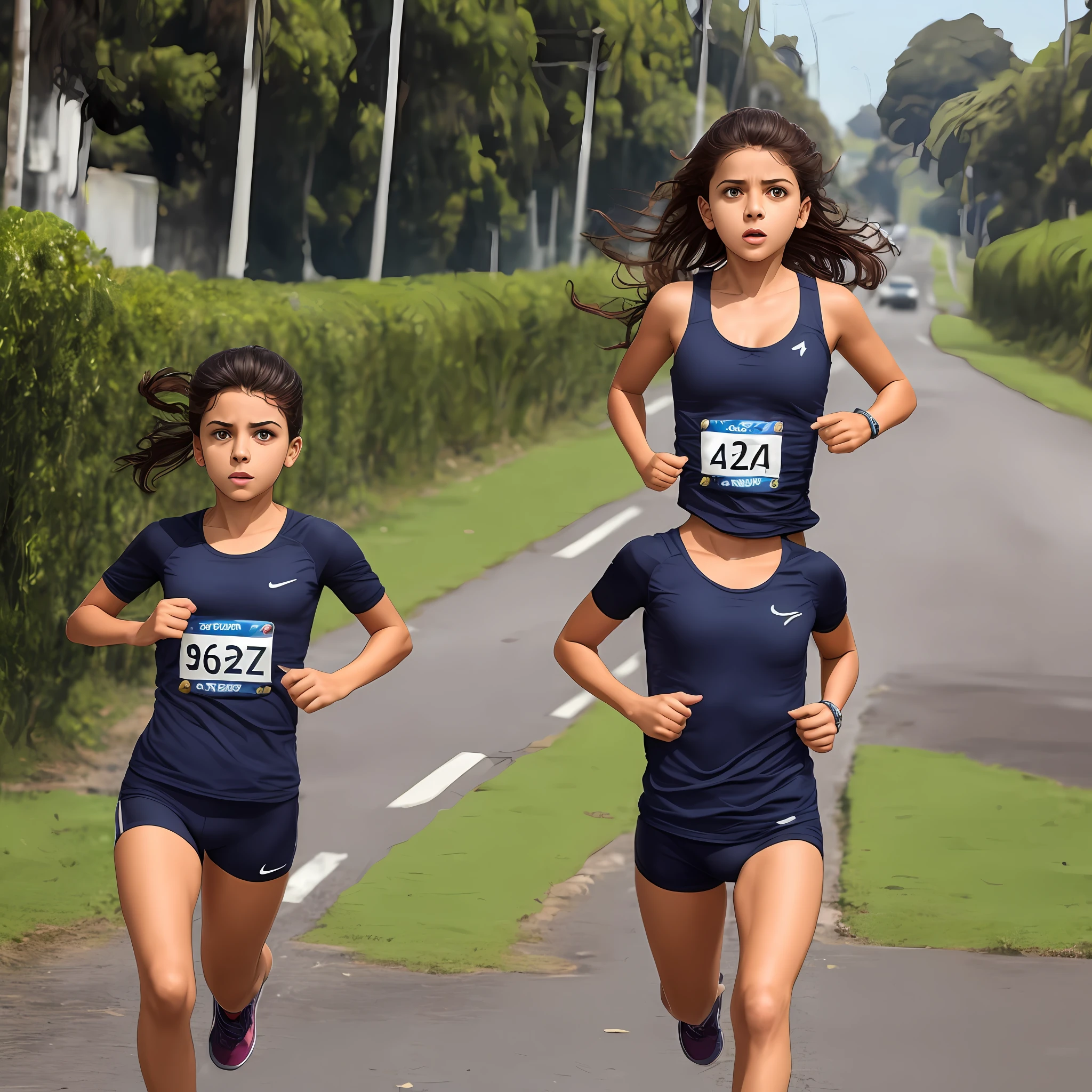 Uma menina orfa que  corre perigo --auto