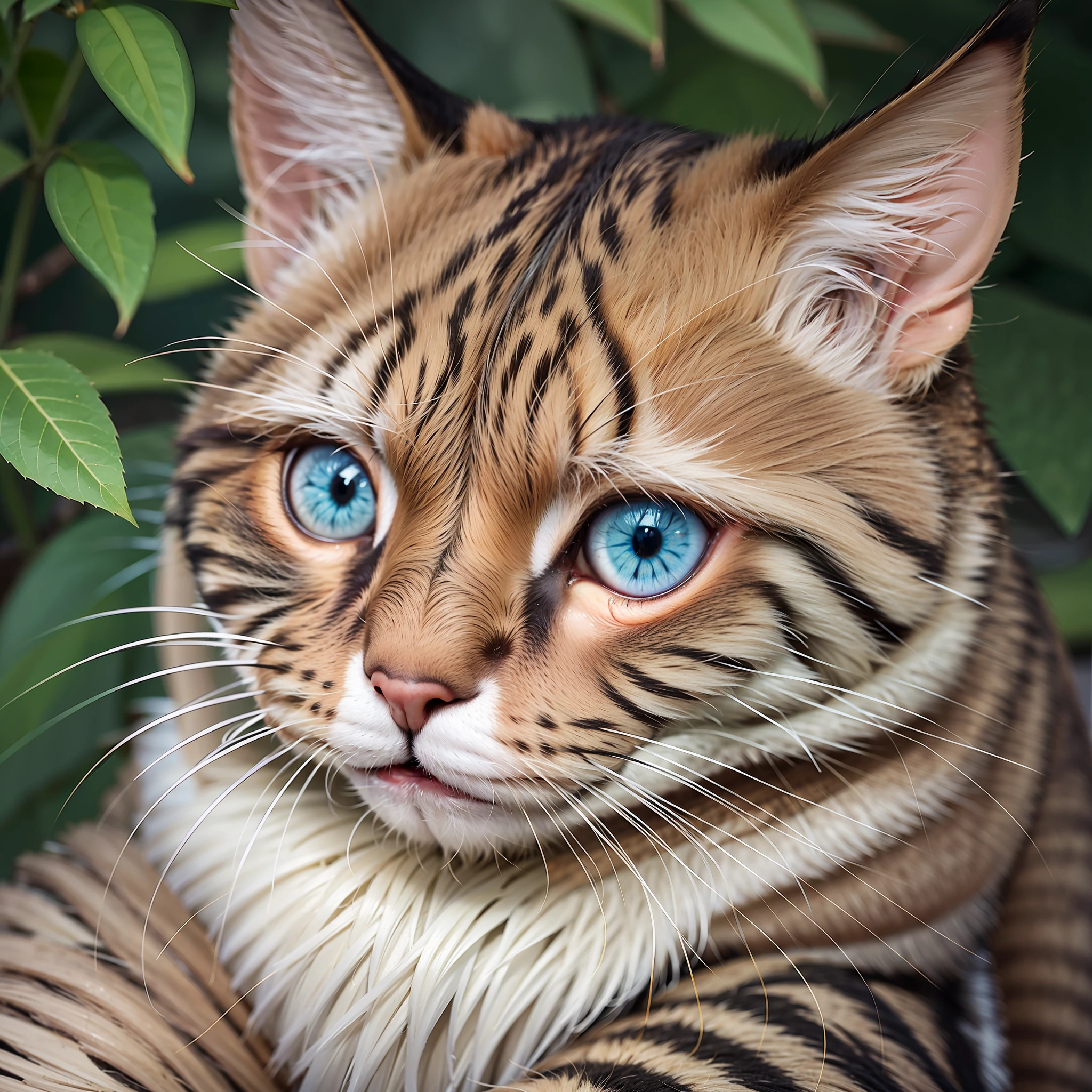 Cat face、close up front