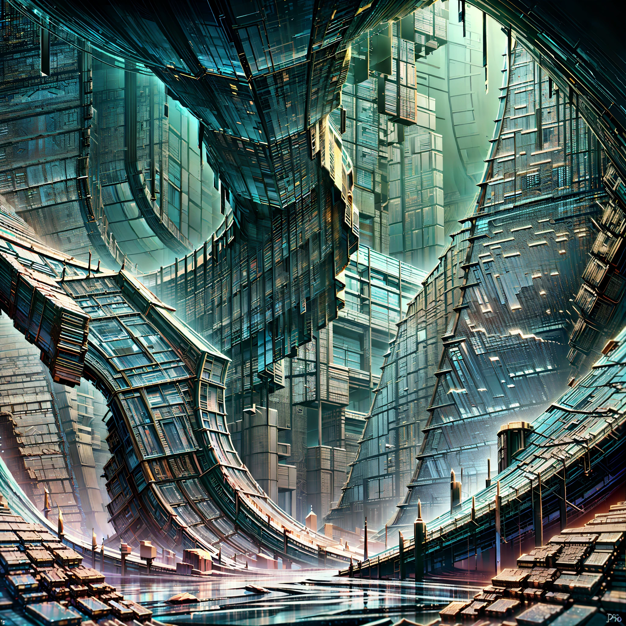 :an awesome sunny cheerful day environment concept art of Futuristic design of cave architecture interiors concept art on grand Canyon caves nature architecture, proportional,detailed, cave architecture nature meets futuristic architecture on a rainforest jungle cliff with huge waterfalls,Crepuscular rays, nature meets modern architecture in the style of Aries Moross, Rem Koolhaas,Daniel Libeskind, Jean Nouvel, Paolo Soleri,Toyo Ito and Philip Johnson with Dry brush drawing style ,Chiaroscuro village,cliff side residential area, mixed development,nature architecture,bright colors,high rise made up staircases, balconies, full of glass facades,carved from rocks, masterpiece, proportional, detailed, trending on artstation, beautiful lighting, realistic, intricate