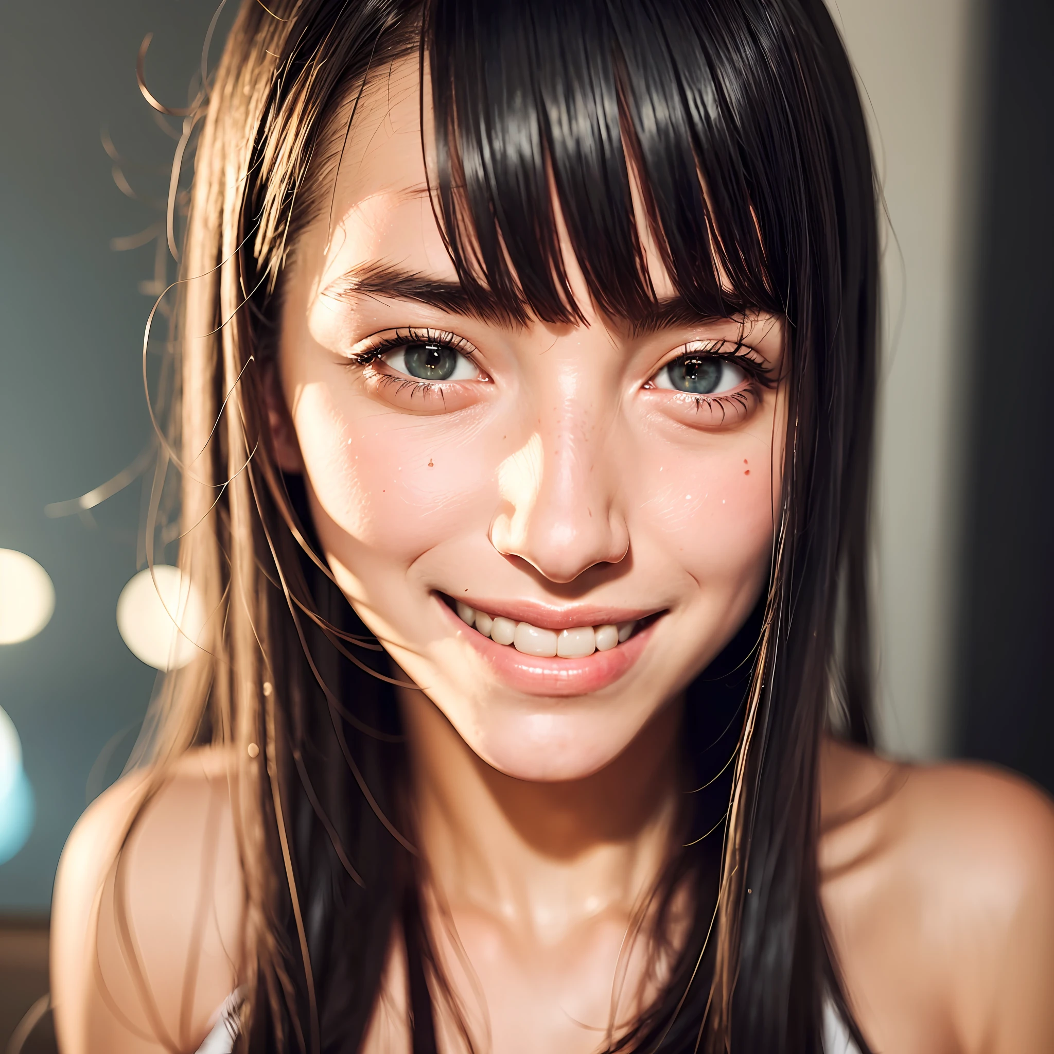 one cute girl in uniform, (masterpiece, best quality:1.2), ultra high res, (photorealistic:1.4), detailed skin, cinematic lighting, friendly, intelligent, conversation engaging, happy, kind, energetic, cheerful, creative, with sparkling eyes and a contagious smile