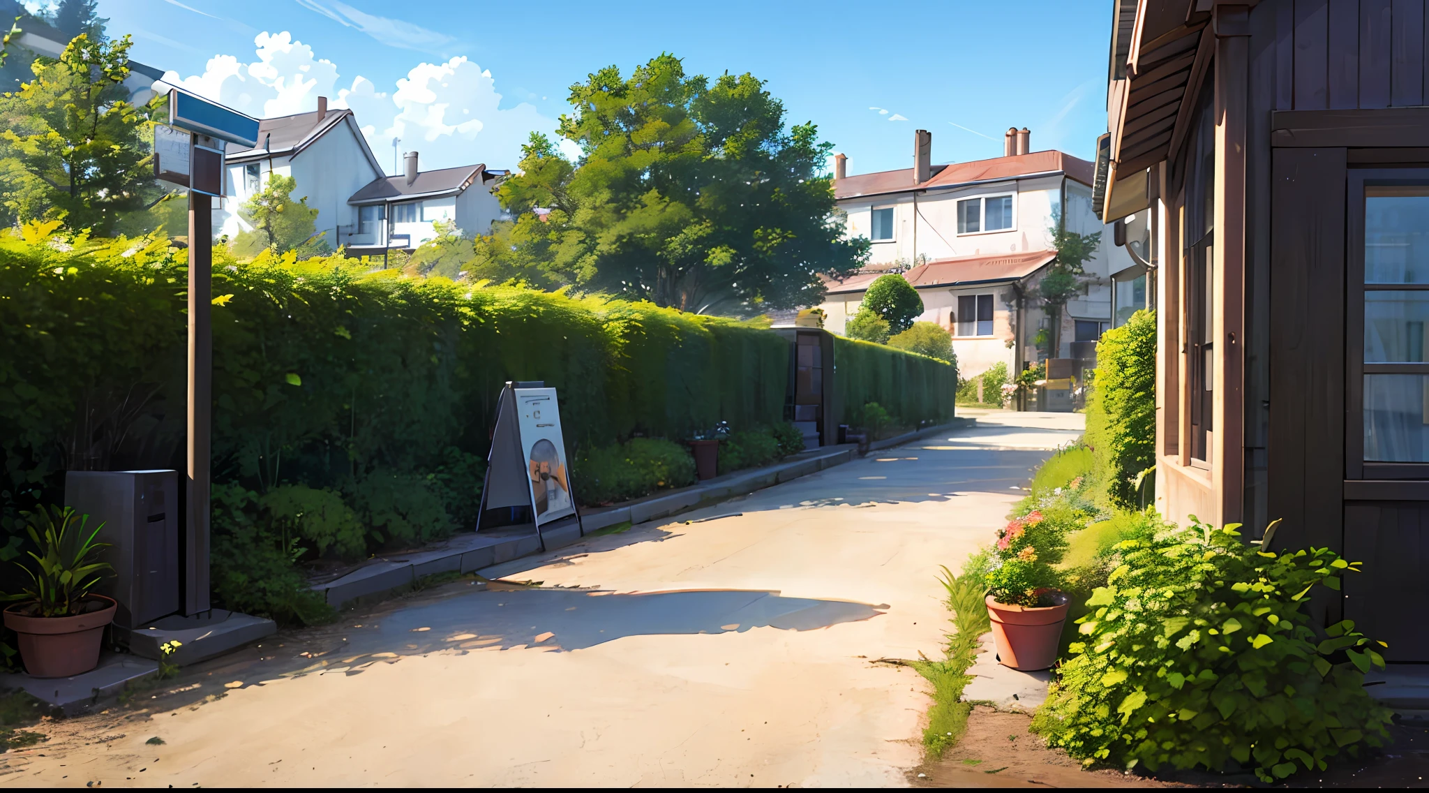 (ultra high res,photorealistic,best quality,photo-realistic),(8k,raw photo,best quality,masterplece),(photon mapping,radiosity,physically-based rendering,automatic white balance),real person,photograph,bridge, building, bush, city, cloud, day, door, fence, field,orest, garden, grass, house, hydrangea, mountain, nature, no_humans, outdoors, path, plant, potted_plant, purple_flower, road, scenery, sky, skyscraper, traditional_media, tree,