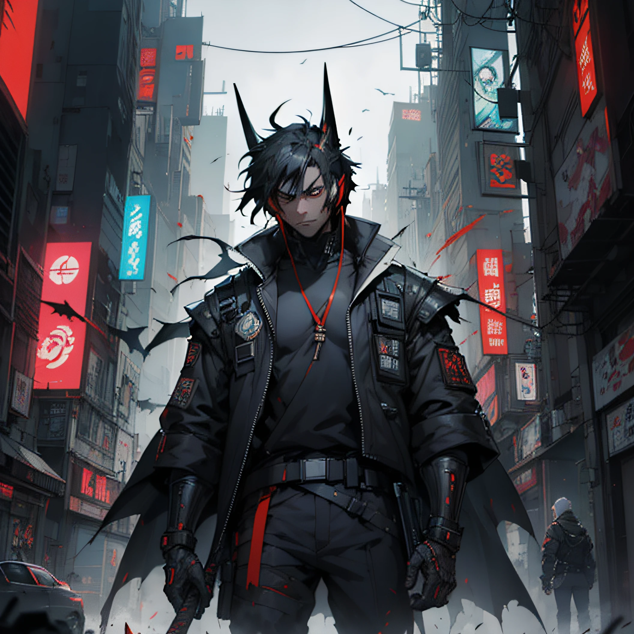 batman in a futuristic city with a sword and armor, cyberpunk samurai, digital cyberpunk anime art, very beautiful cyberpunk samurai, badass anime 8 k, anime cyberpunk art, portrait of a cyberpunk samurai, style of duelyst, Best anime 4k konachan wallpaper, digital cyberpunk - anime art, cyberpunk anime art, arknights, from arknights