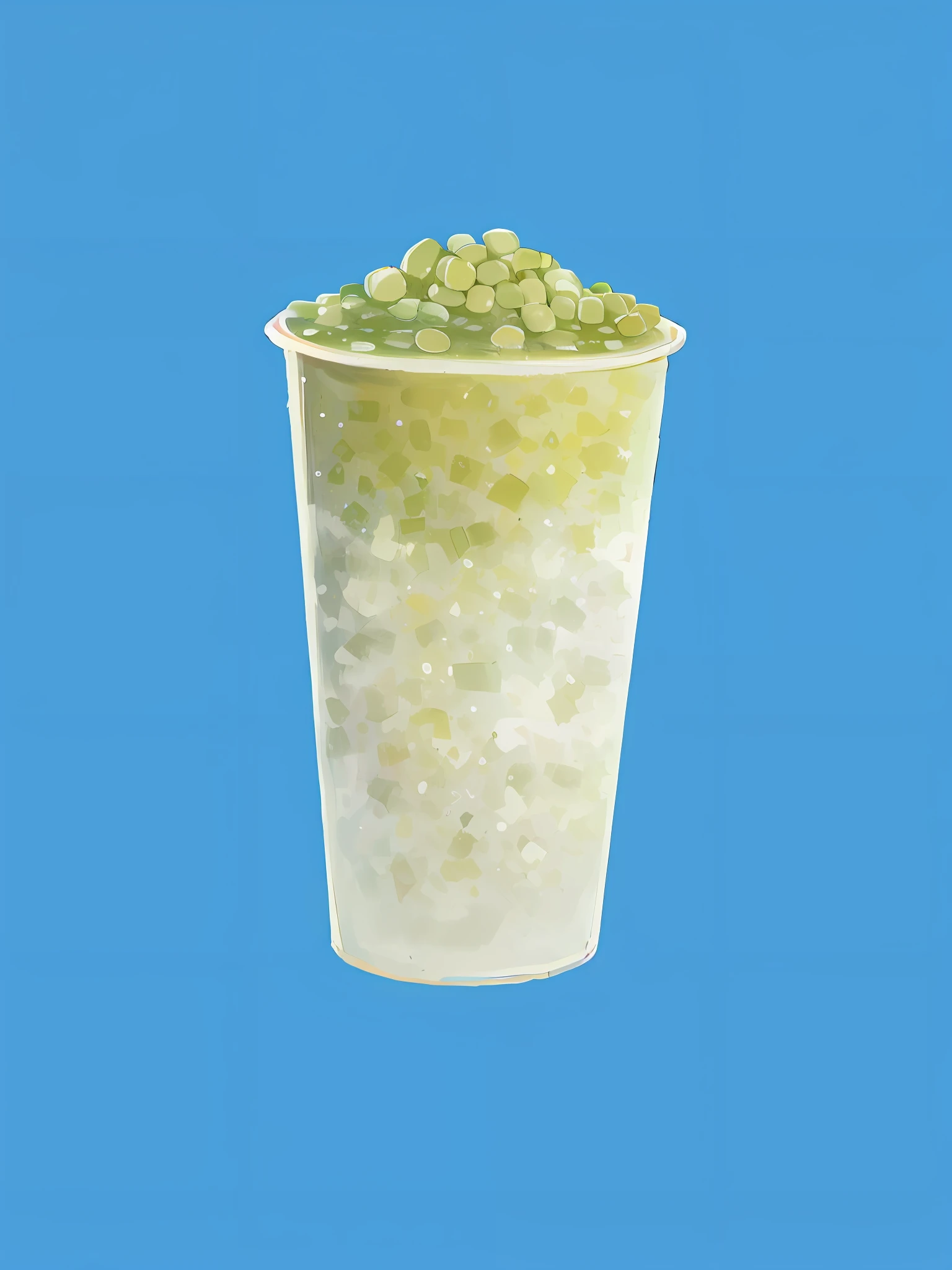 photorealestic,Be authentic,Beautiful and amazing oil painting,Studio Ghibli,Miyazaki,icey,Mung bean soup,Water,Illustration style,Beautiful illustrations --v6