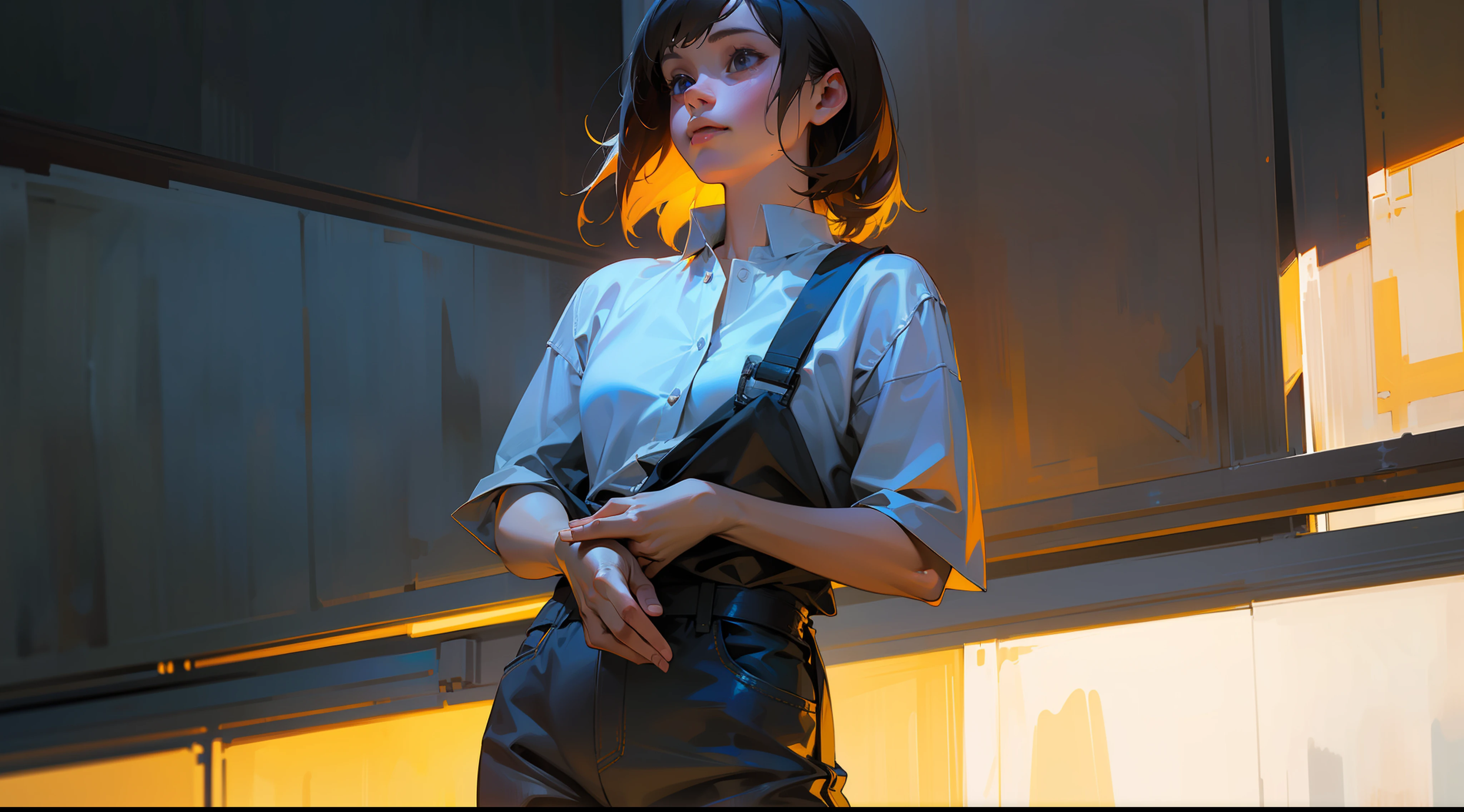 (best quality, masterpiece:1.1), (realistic:1.4), 1girl, cowboy shot,