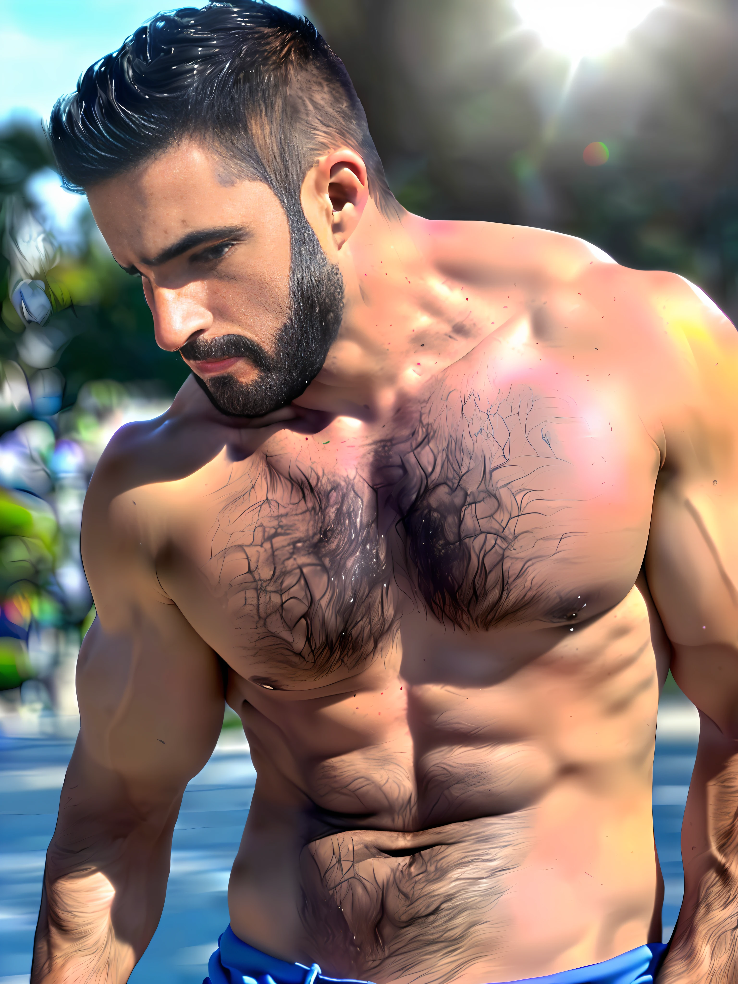 "Homem bonito sensual banhando sem roupa . Vista lateral. Detalhes hiper-realistas. amazing quality. / (os-rostos-extremamente-perfeitos)), (((Realistic photography ))) / full-body vision / tiro de corpo inteiro / ao ar livre / Oficial-arte: 1.2 / extremamente-bem-produzido, CG unidade -16K -wallpaper / incrivelmente;- Absurd resolution / huge-tamanho do arquivo / Ultra-FUHD+ hyper-realismo, sombra, Atmospheric perspective, profundidade de campo, 32k, super detalhe, ccurate, melhor qualidade, 16k, melhor qualidade,, ccurate,, obra prima , --auto