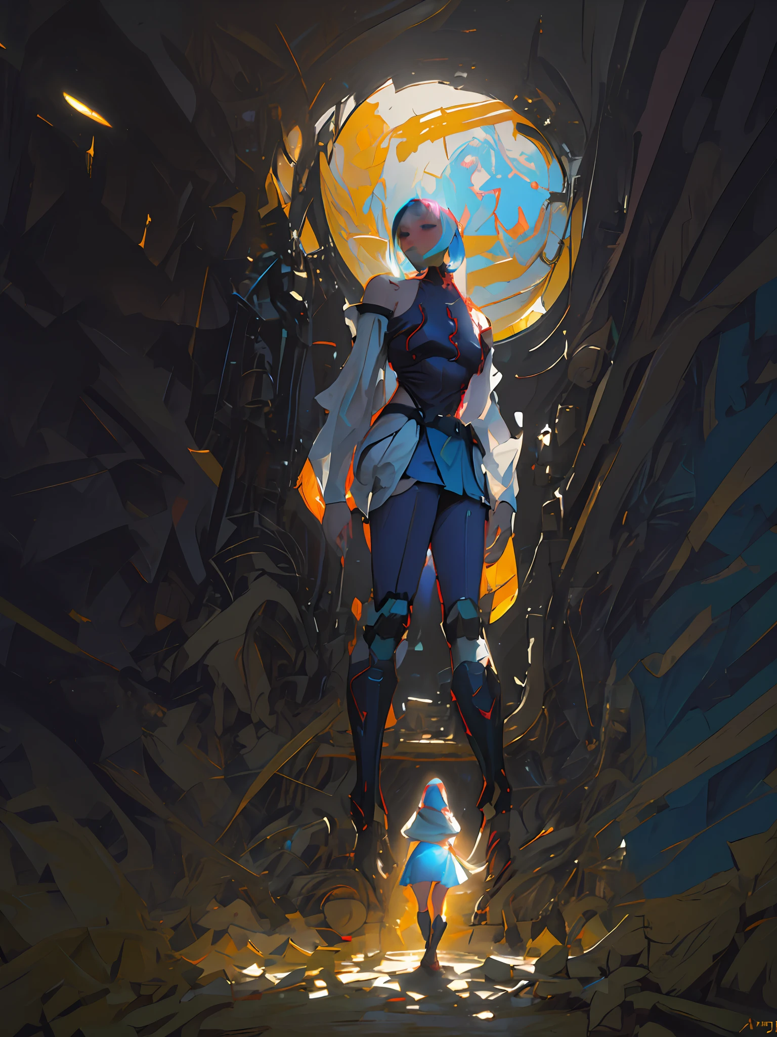 (masterpiece), (best quality),photorealistic, 8k raw photo,ultra high res,1girl,full body,white european,fashion model,50% constract,standing aside,square face,long white hair,heavy makeup,super model,long leg
(red dress), robot,glowing
jiqinvhai,huge robot, mecha,
mecha musume,mechanical parts,robot joints,headgear,full armor
detailed skin,solo,
film grain, fish lens, golden and white art, extreme angle