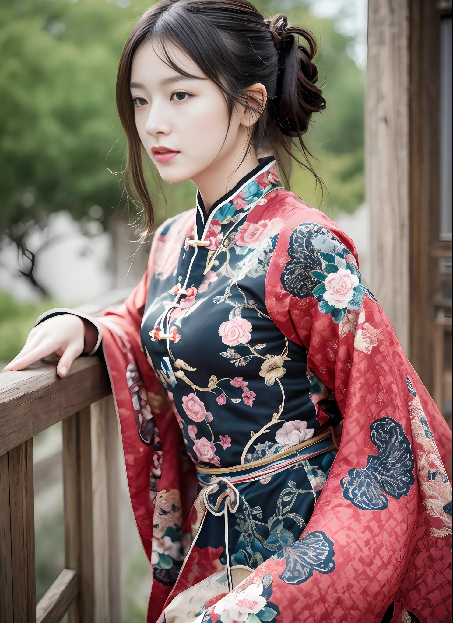 Best image quality、8K,dragon and wuxia heroine, in the style of traditional chinese landscape, cheerful, chinse landscape, shilin huang, uhd image, miyamoto musashi, emilia wilk, quiet contemplation
[I did not use niji bot]- Met the requirements for best image quality、Generates dynamic images。 --ar 9:16 --niji 5