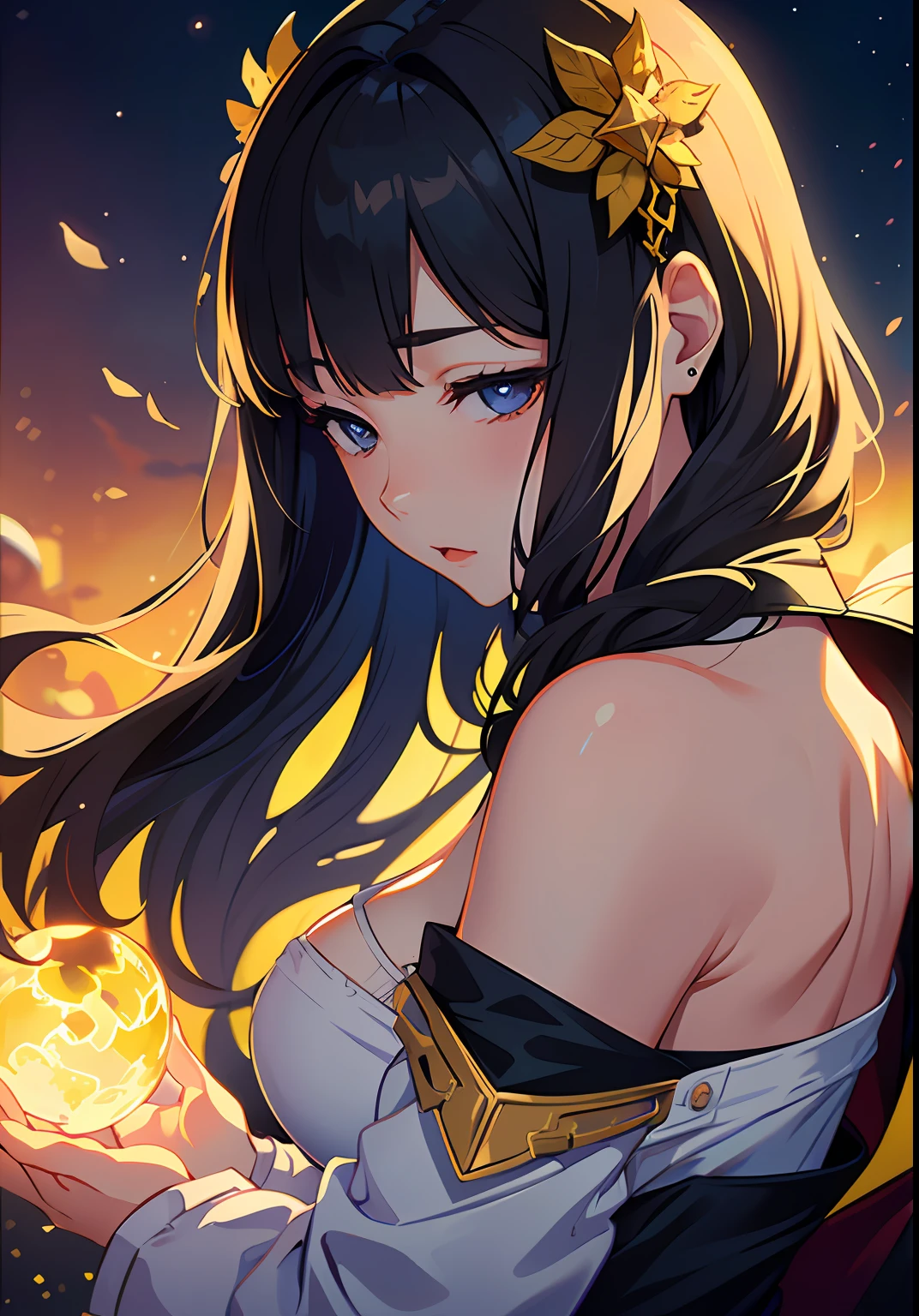 (((masterwork)))、(((best qulity)))、((ultra definition))、(Highly detailed CG illustrations)、((anextremelydelicateandbeautiful))、(Delicate and Pretty Face)、Cinematic light、(1girls)、((Side breasts are visible))、taken with a canon eos 5d, Side Shot