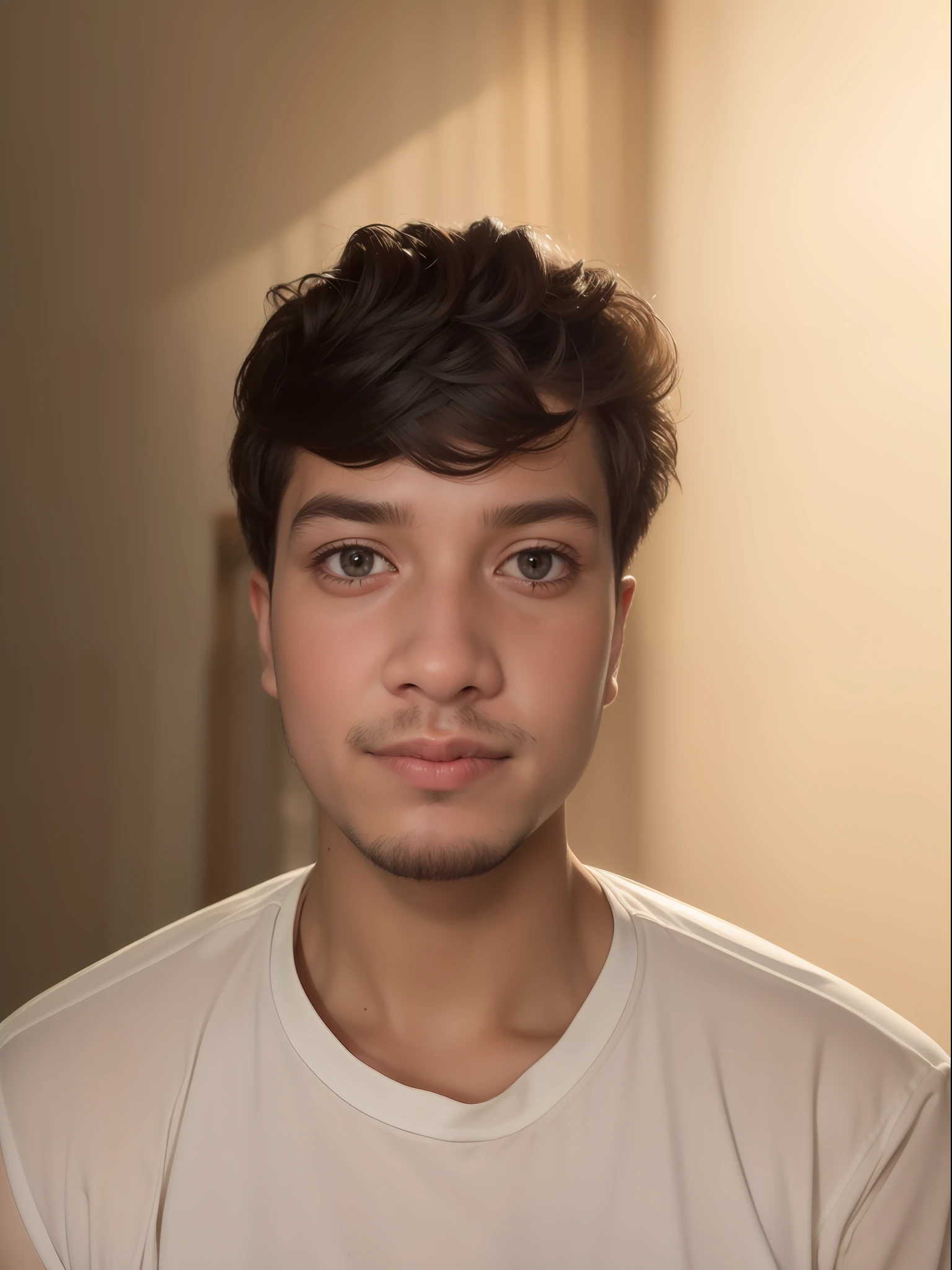 , boy , realistic face, childhood photo ,baby boy, original face colour, face also same