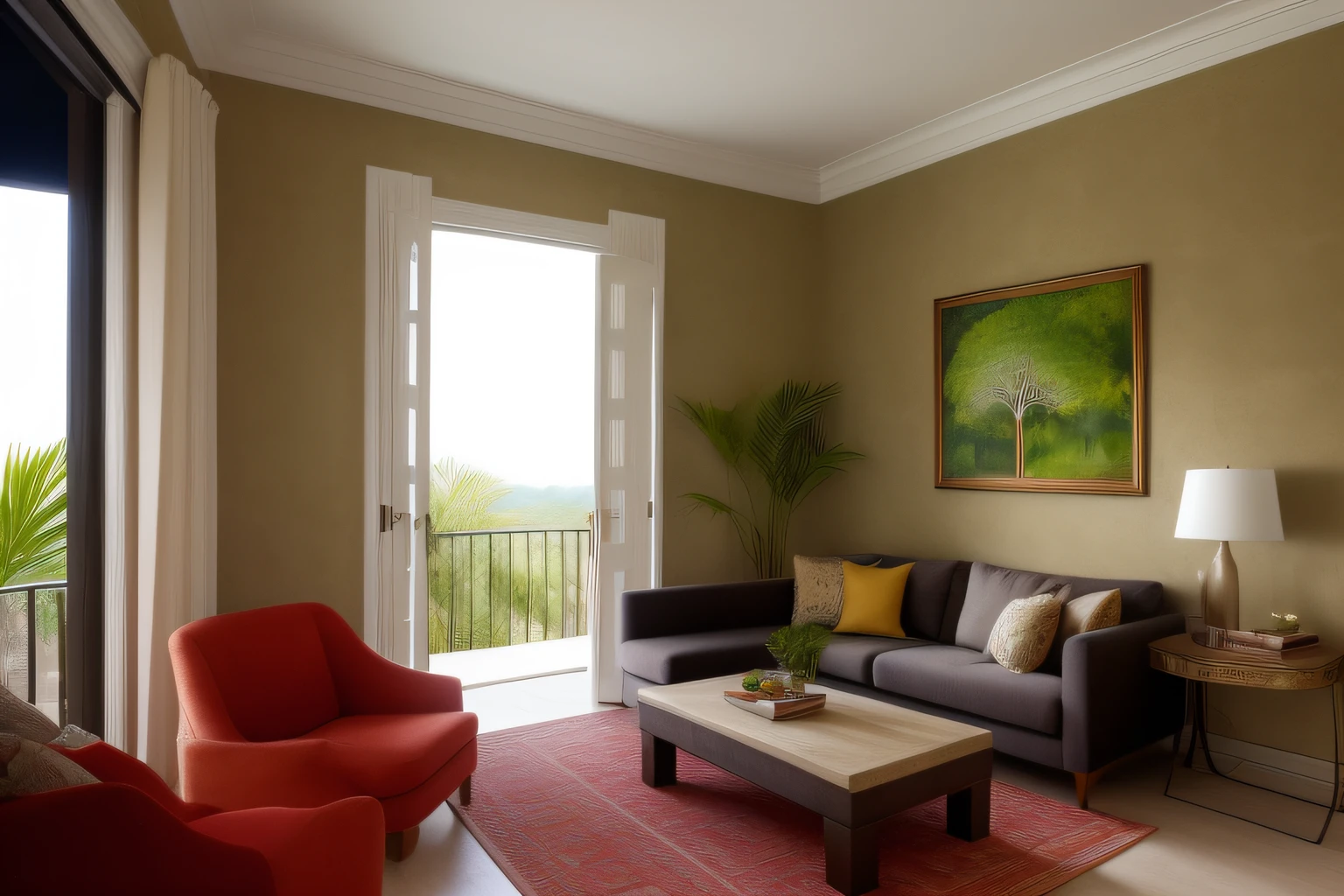 ```
Texture of Beige Brown Luxury, Smooth Stucco Wall with Soft Foliage Dappled Light of Tropical Tree Leaf Shadow
A luxurious beige brown stucco wall, impeccably smooth and textured, serves as a backdrop for the scene. The wall exudes a sense of opulence and refinement, with its neutral tones adding a touch of warmth and sophistication.
Soft foliage, in the form of lush green leaves, casts dappled shadows on the stucco wall, creating an interplay of light and shade. The tropical tree's leaves gently sway in the breeze, adding a natural element to the scene.
The overall ambiance is one of tranquility and serenity, evoking a sense of tropical paradise and creating a harmonious blend of nature and man-made elegance.
Style: illustration
The texture of the beige brown luxury smooth stucco wall, along with the soft foliage and dappled light, will be captured through a detailed painting. The artist will use a combination of acrylic and oil paints to recreate the rich tones and textures of the stucco wall. Brushstrokes will convey the smoothness of the surface and the intricate details of the foliage. The dappled light and shadow will be carefully depicted to create depth and a sense of movement. The painting will be created on a canvas, allowing for the tactile nature of the brushstrokes to be preserved, enhancing the overall visual experience.
```