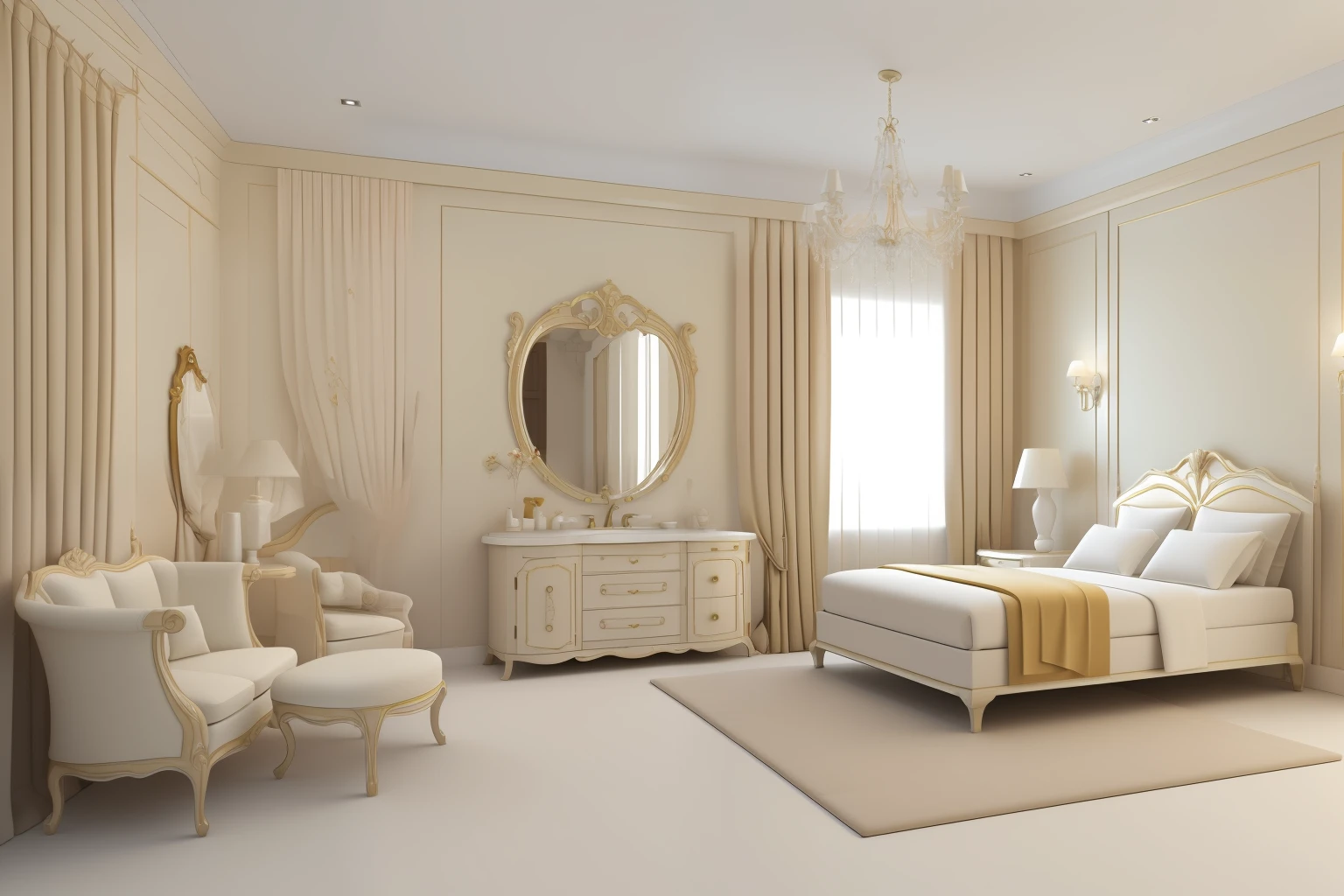 3D model, furniture design, breakdown modeling, bathtub, candy, cream, breakdown design, soft color, cloud, romantic, complex texture, abstract style, fairytale style, dreak down drawing, compostion of many matching furniture, white background, poster style, 8K